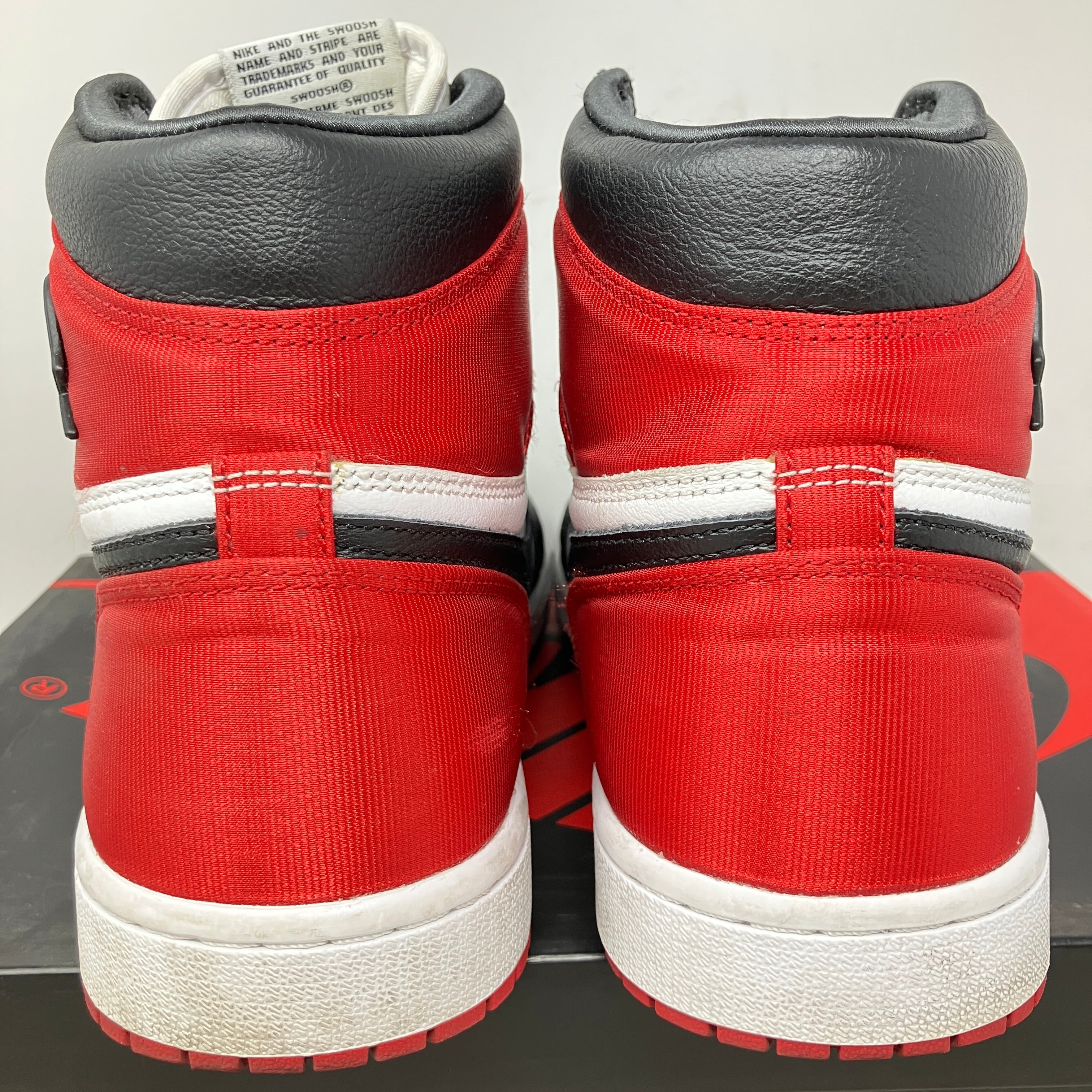 Jordan 1 Retro High Satin Black Toe (Women's)