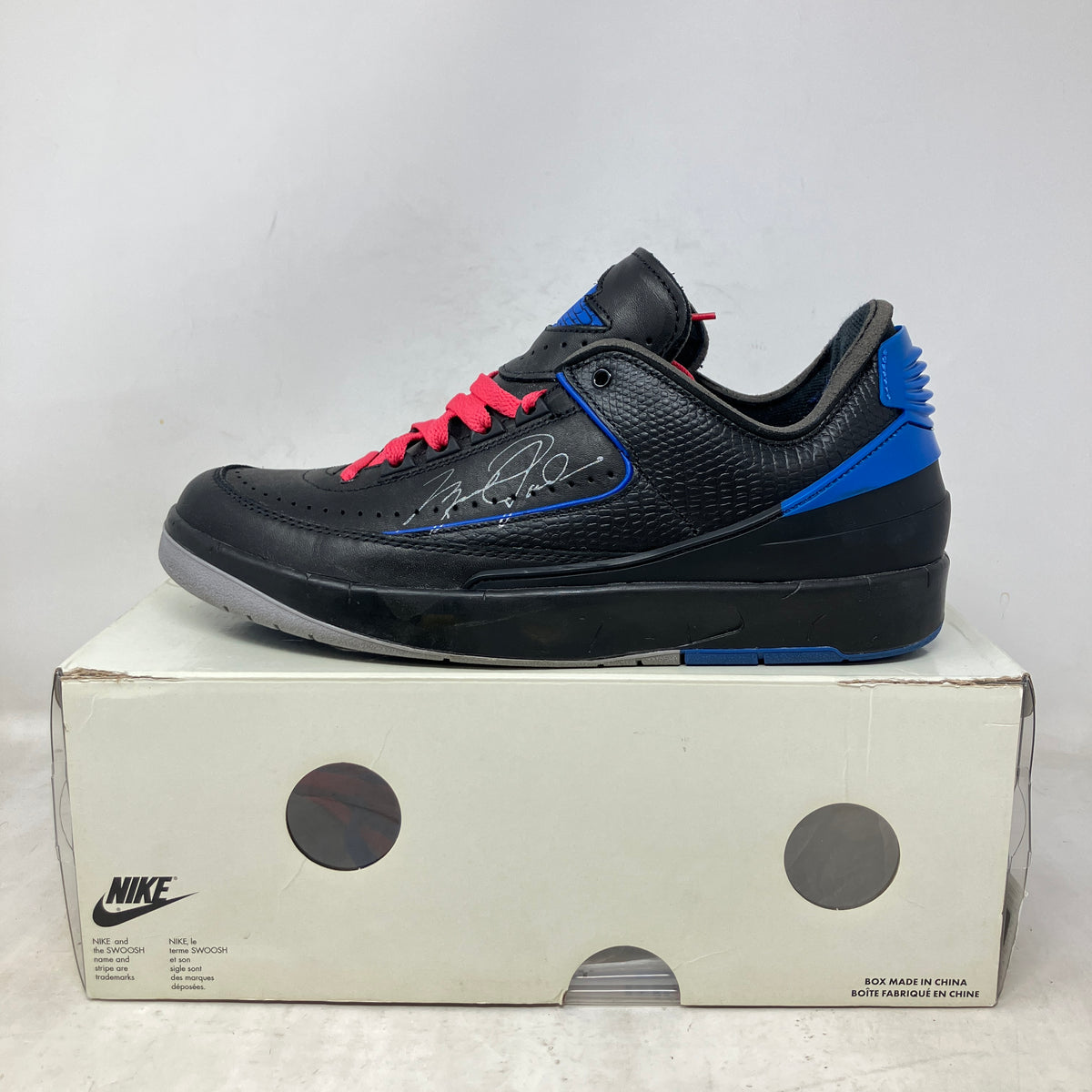 Jordan 2 Retro Low SP Off-White Black Blue