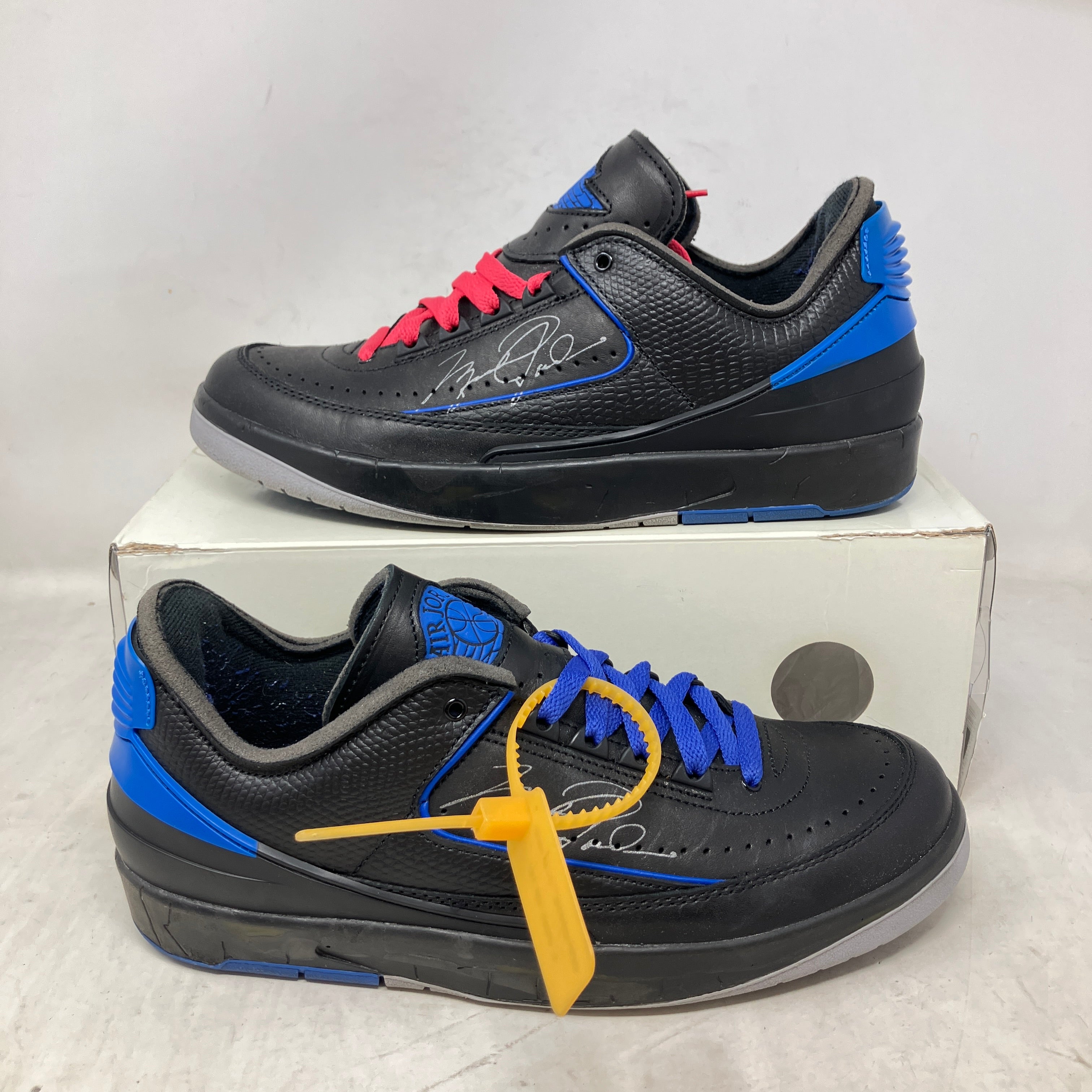 Jordan 2 Retro Low SP Off-White Black Blue