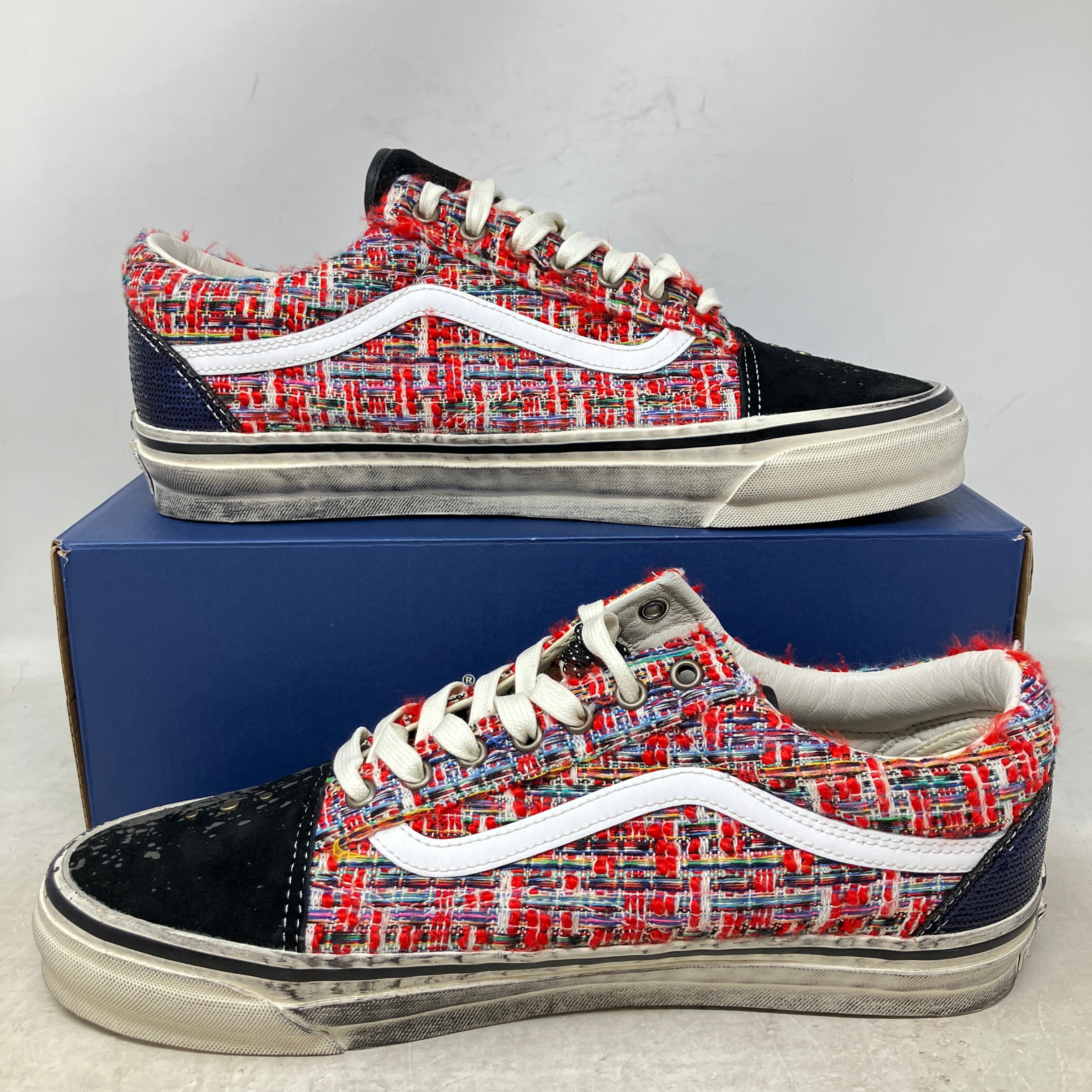 Vans Premium Old Skool Charms Red Black