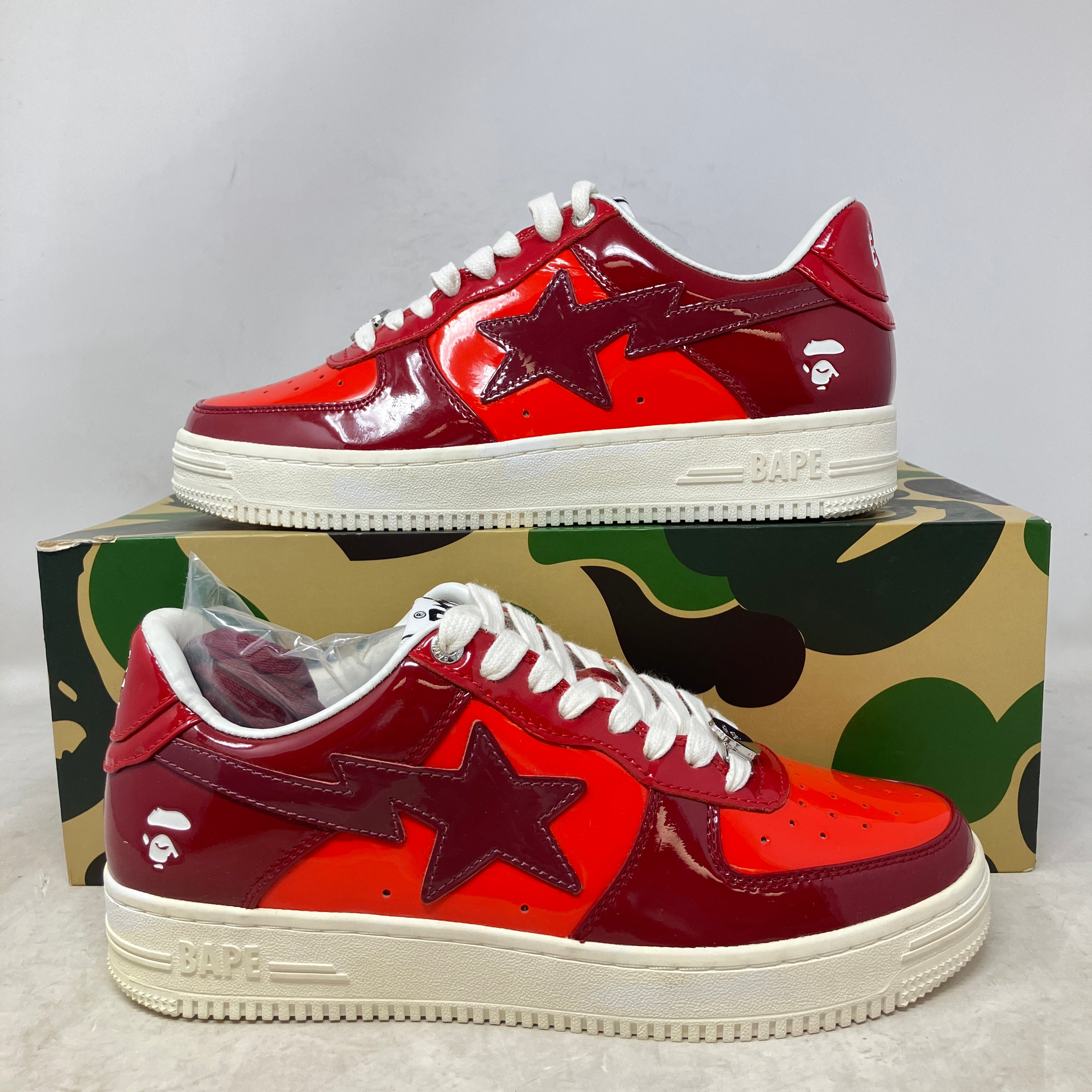 A Bathing Ape Bape Sta Low Color Camo Combo Red