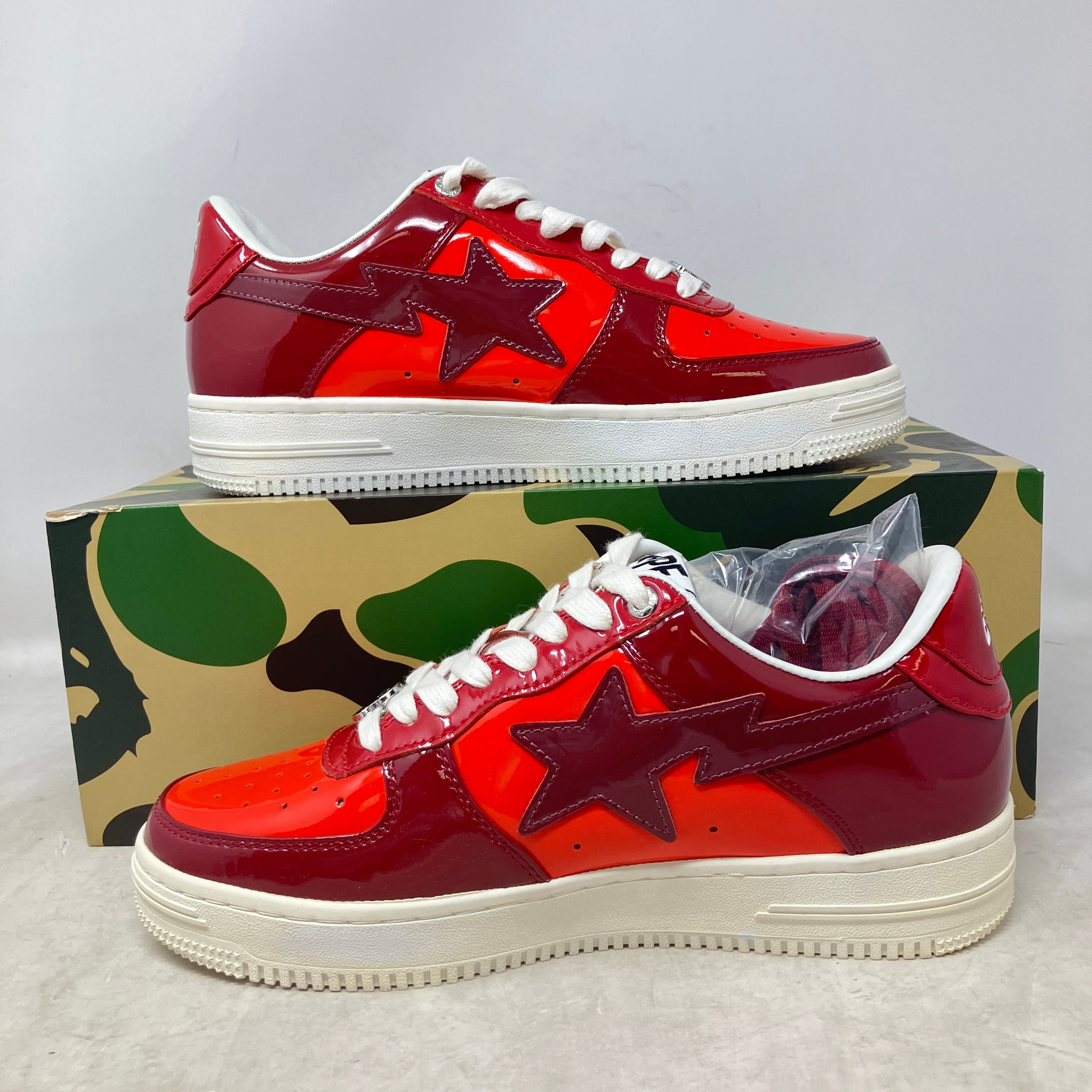 A Bathing Ape Bape Sta Low Color Camo Combo Red