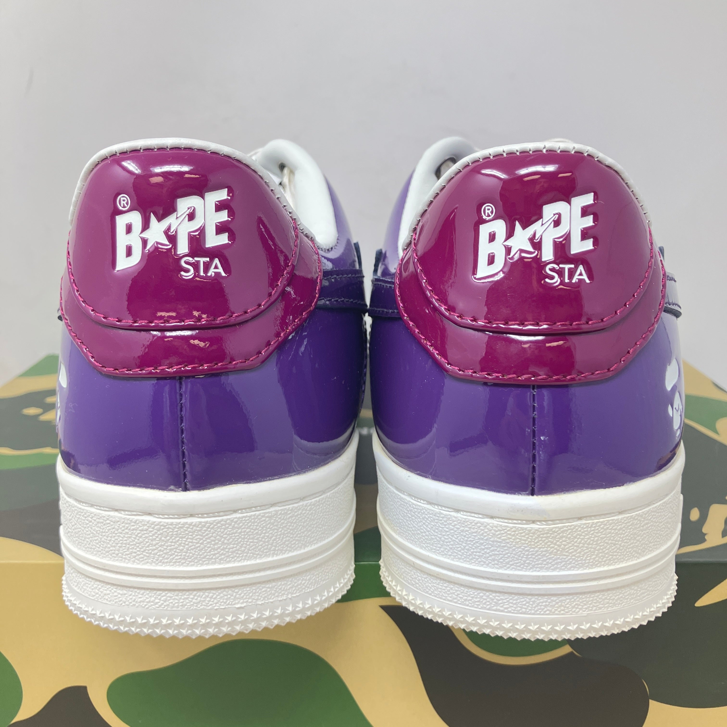 A Bathing Ape Bape Sta Low Color Camo Combo Purple