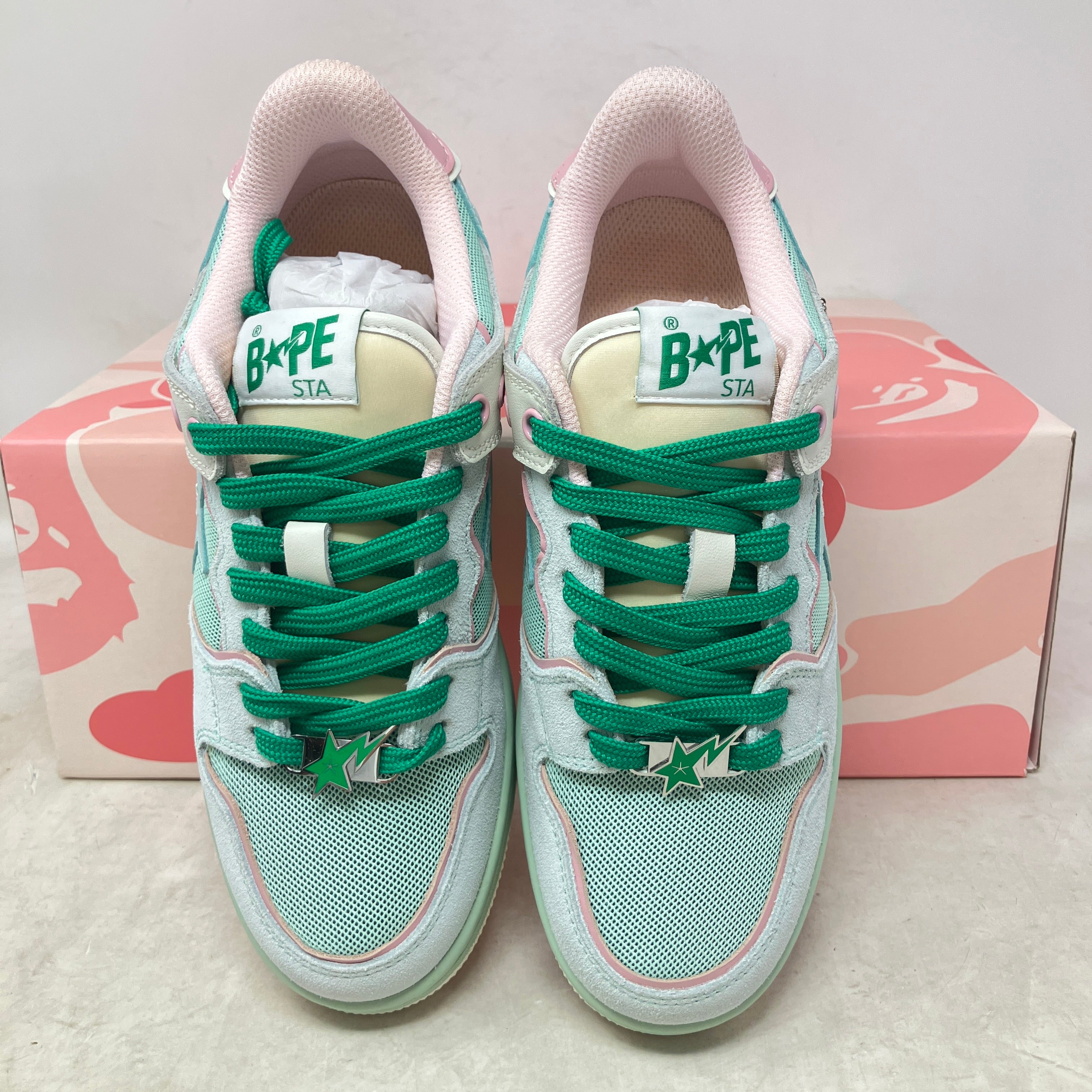 A Bathing Ape Bape SK8 Sta BAPY Minty Green (Women's)