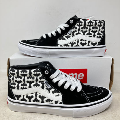 Vans Skate Grosso Mid Supreme Monogram S Logo Black