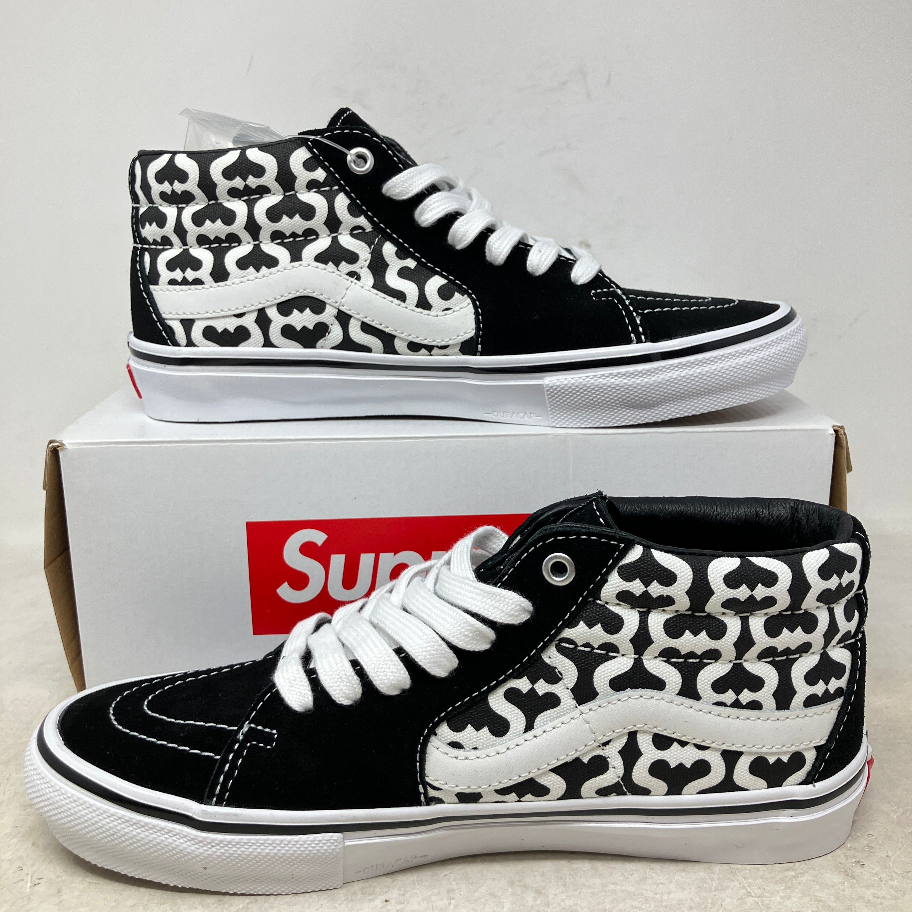 Vans Skate Grosso Mid Supreme Monogram S Logo Black