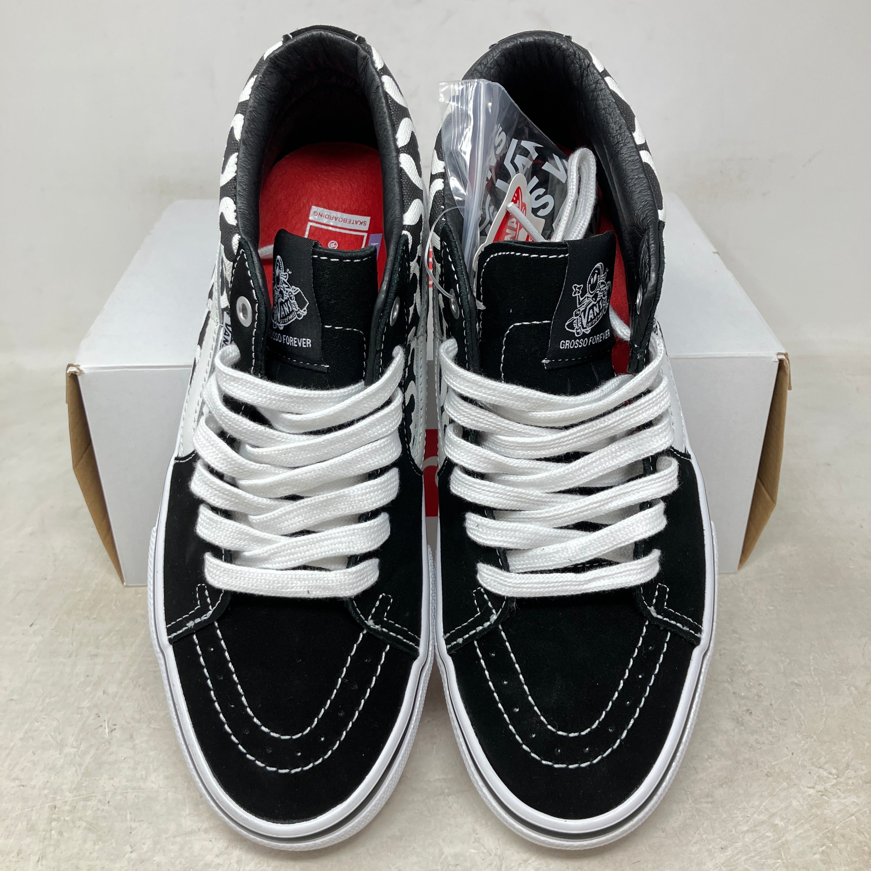 Vans Skate Grosso Mid Supreme Monogram S Logo Black