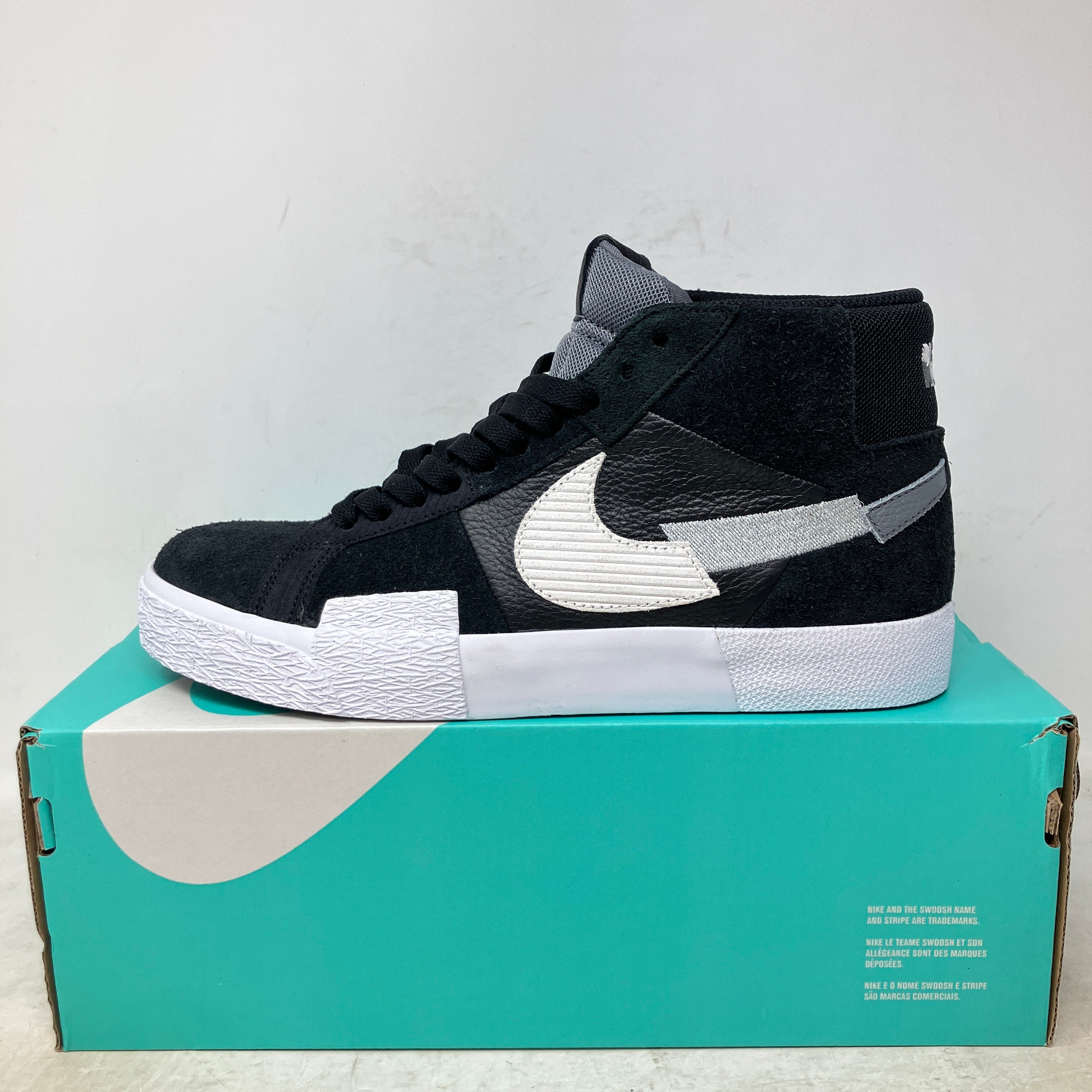 Nike Blazer Mid Mosaic Black Grey