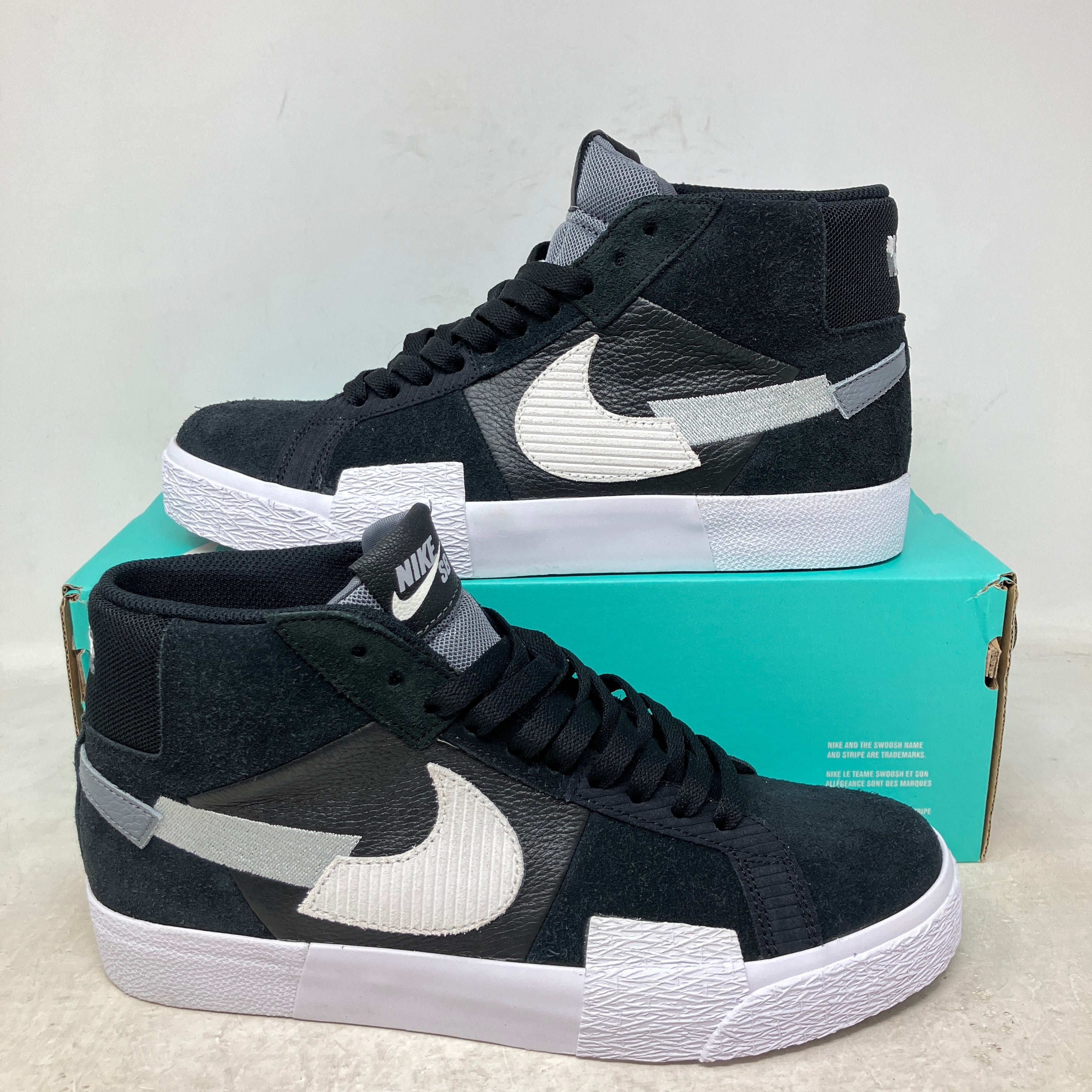 Nike Blazer Mid Mosaic Black Grey