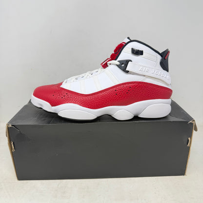 Jordan 6 Rings White University Red