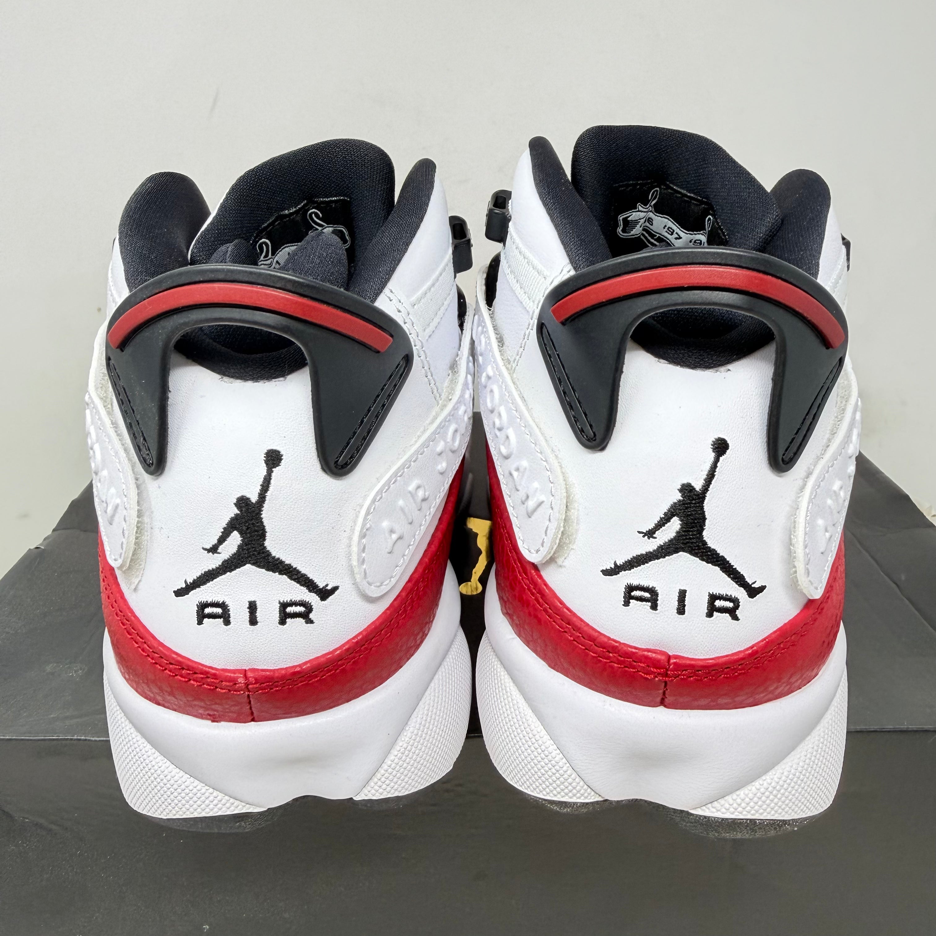 Jordan 6 Rings White University Red