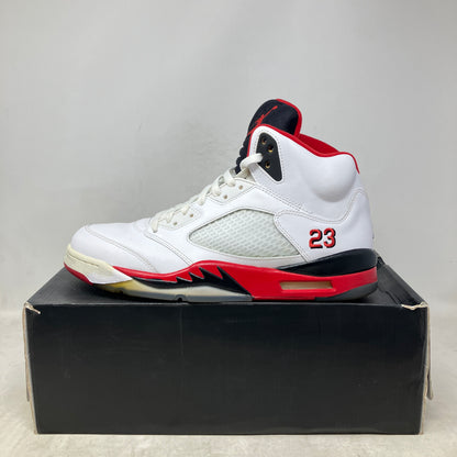 Jordan 5 Retro Fire Red Black Tongue (2013)