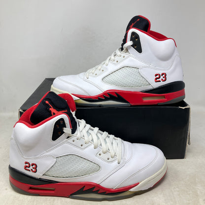 Jordan 5 Retro Fire Red Black Tongue (2013)