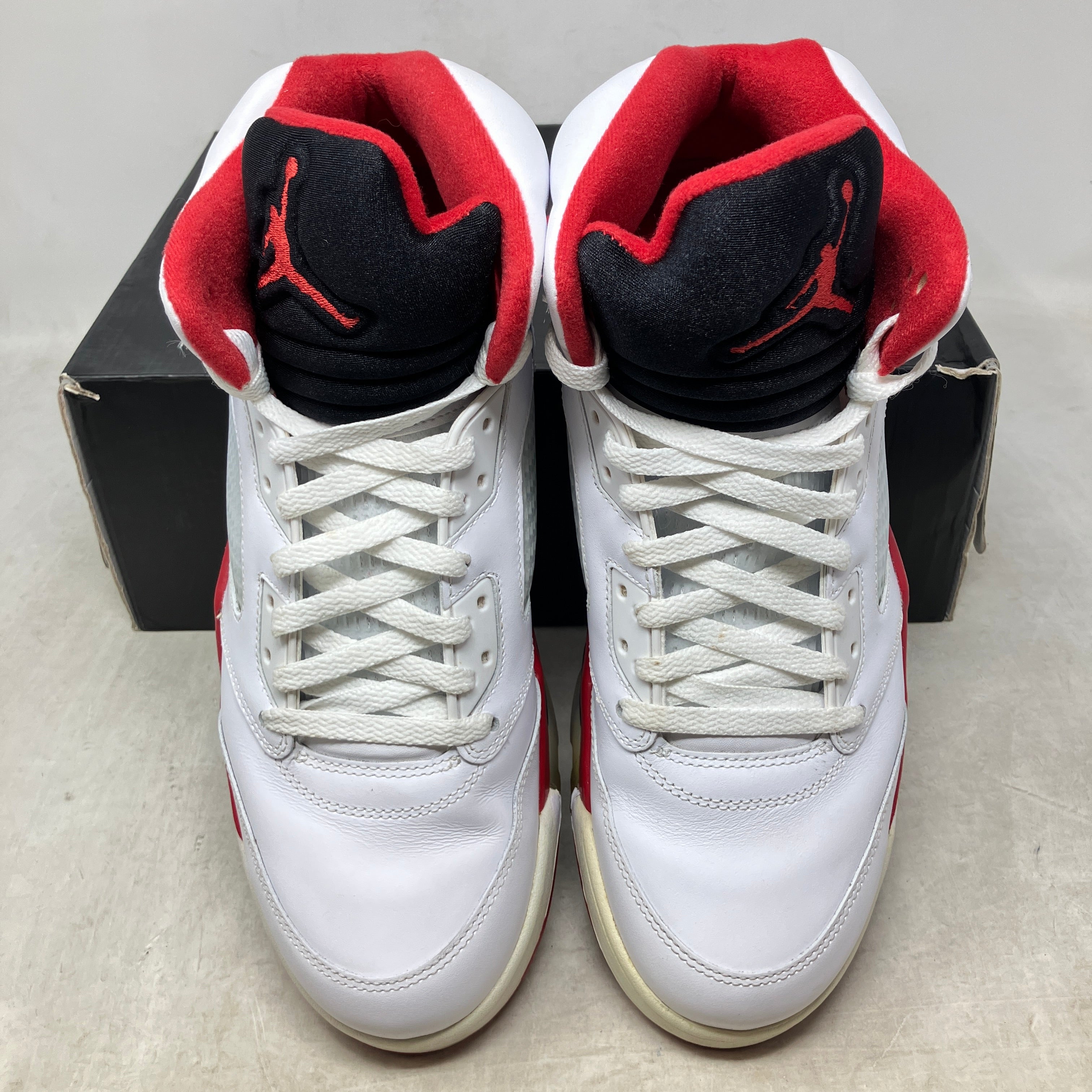 Jordan 5 Retro Fire Red Black Tongue (2013)