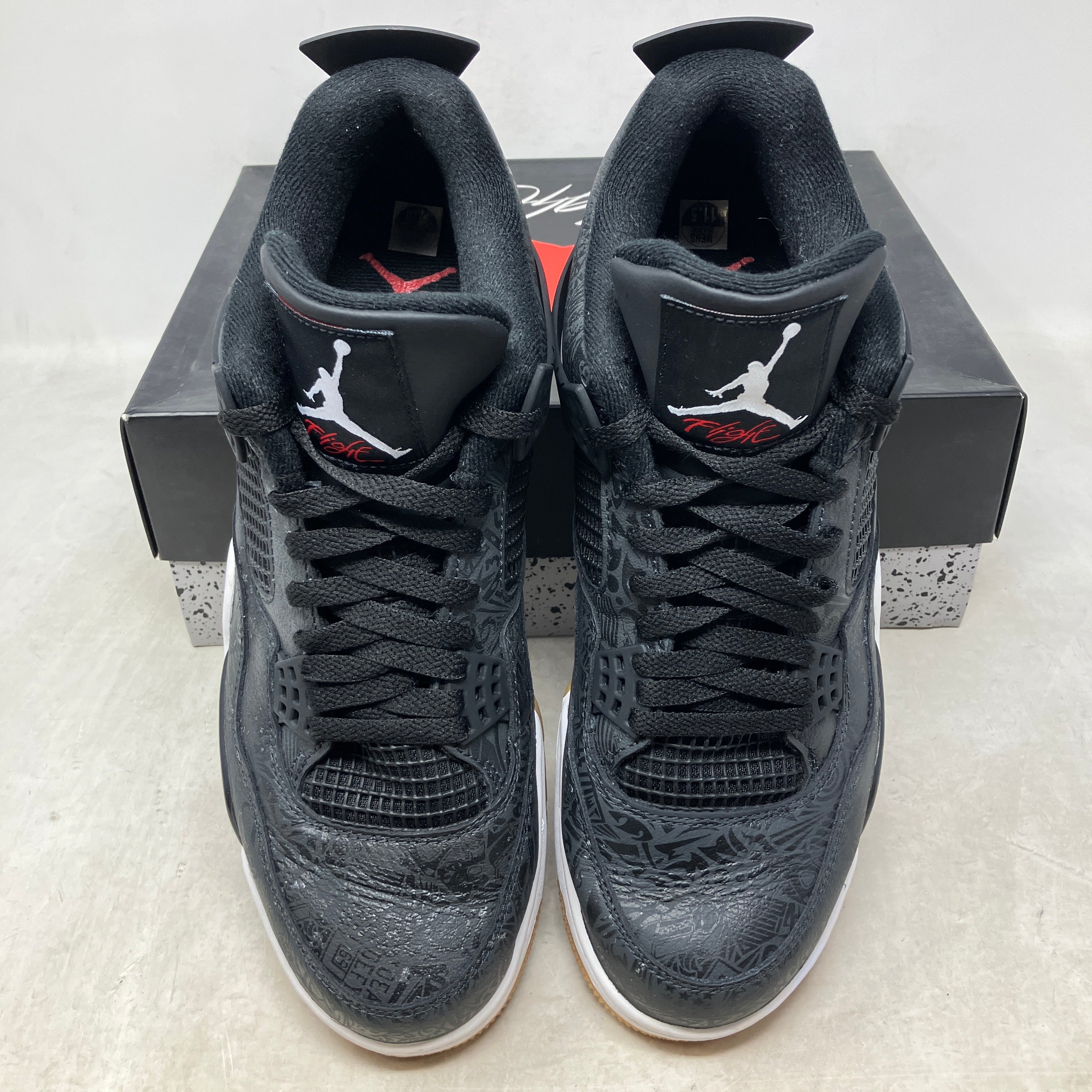 Jordan 4 Retro Laser Black Gum