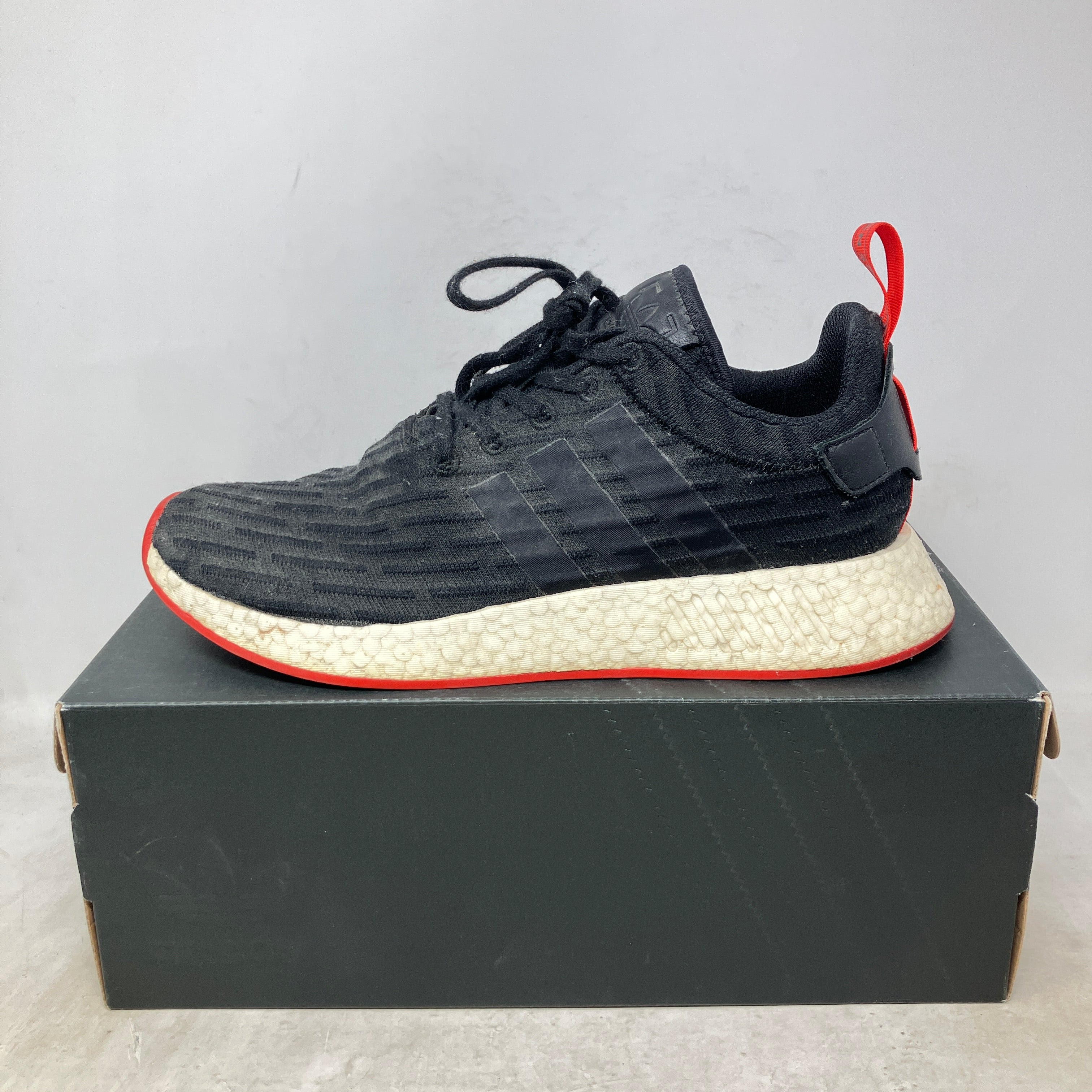 adidas NMD R2 Core Black Red Two Toned