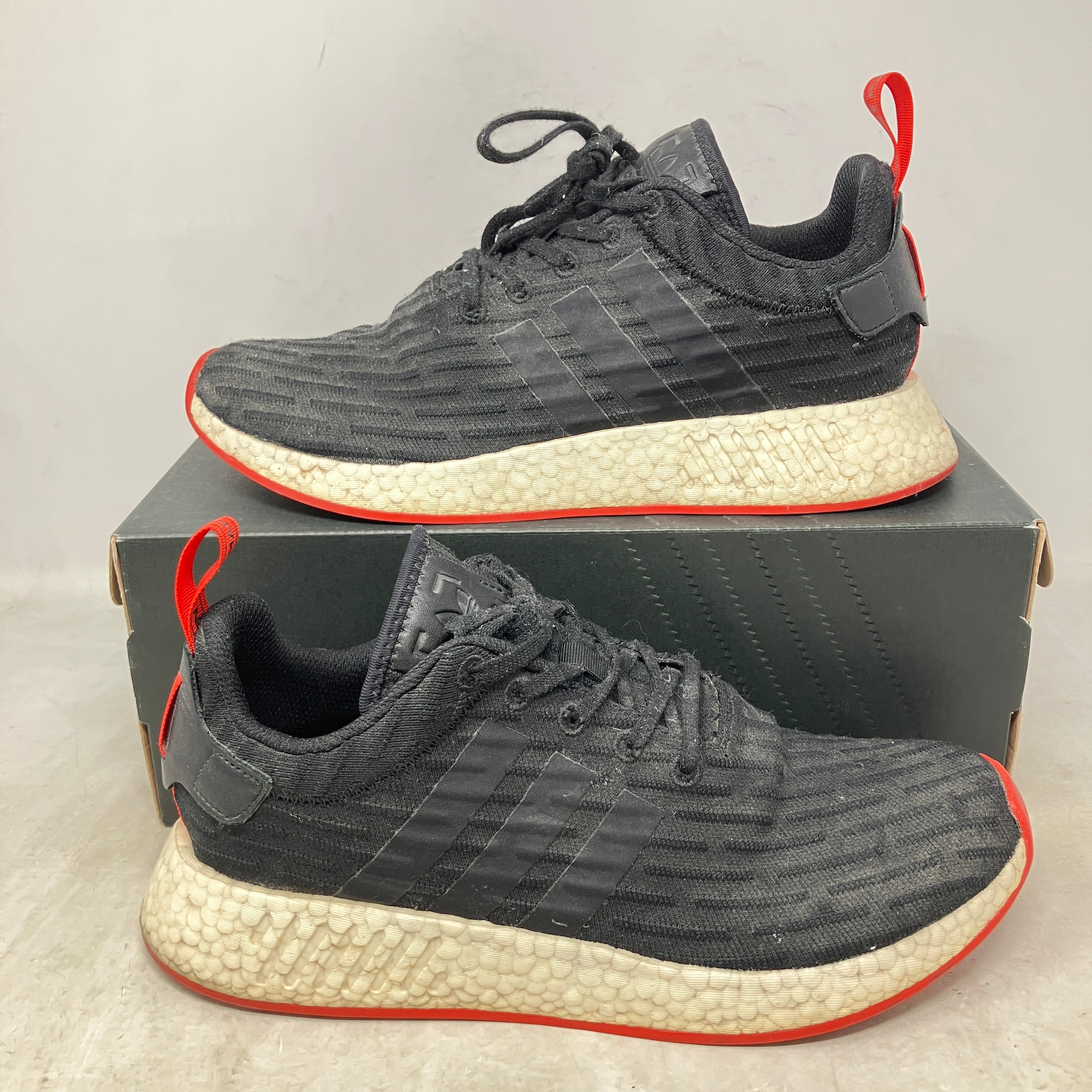 adidas NMD R2 Core Black Red Two Toned – Hidden Realm