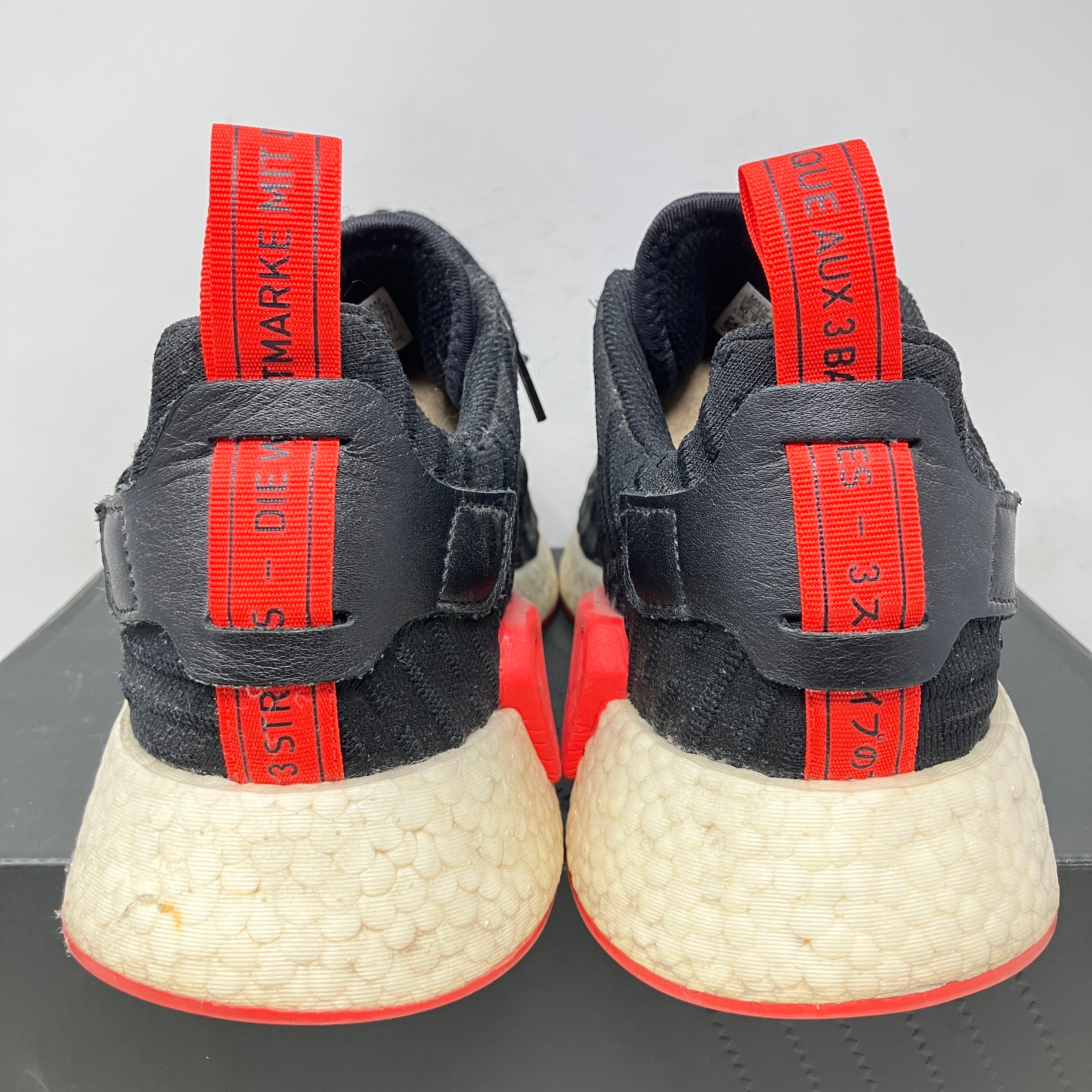 adidas NMD R2 Core Black Red Two Toned