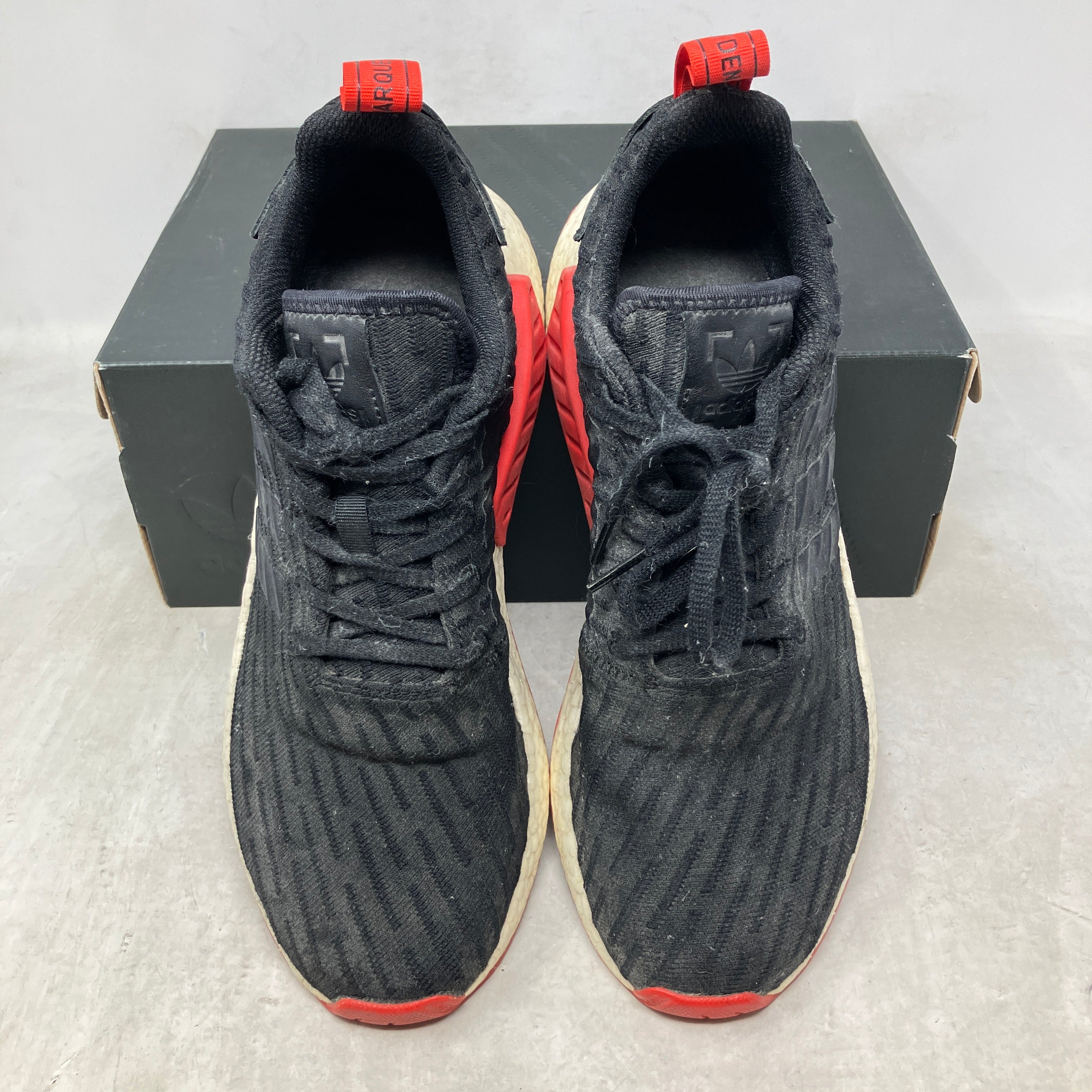 adidas NMD R2 Core Black Red Two Toned