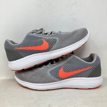 Nike Revolution 3 Wolf Grey Hyper Orange (Women's)