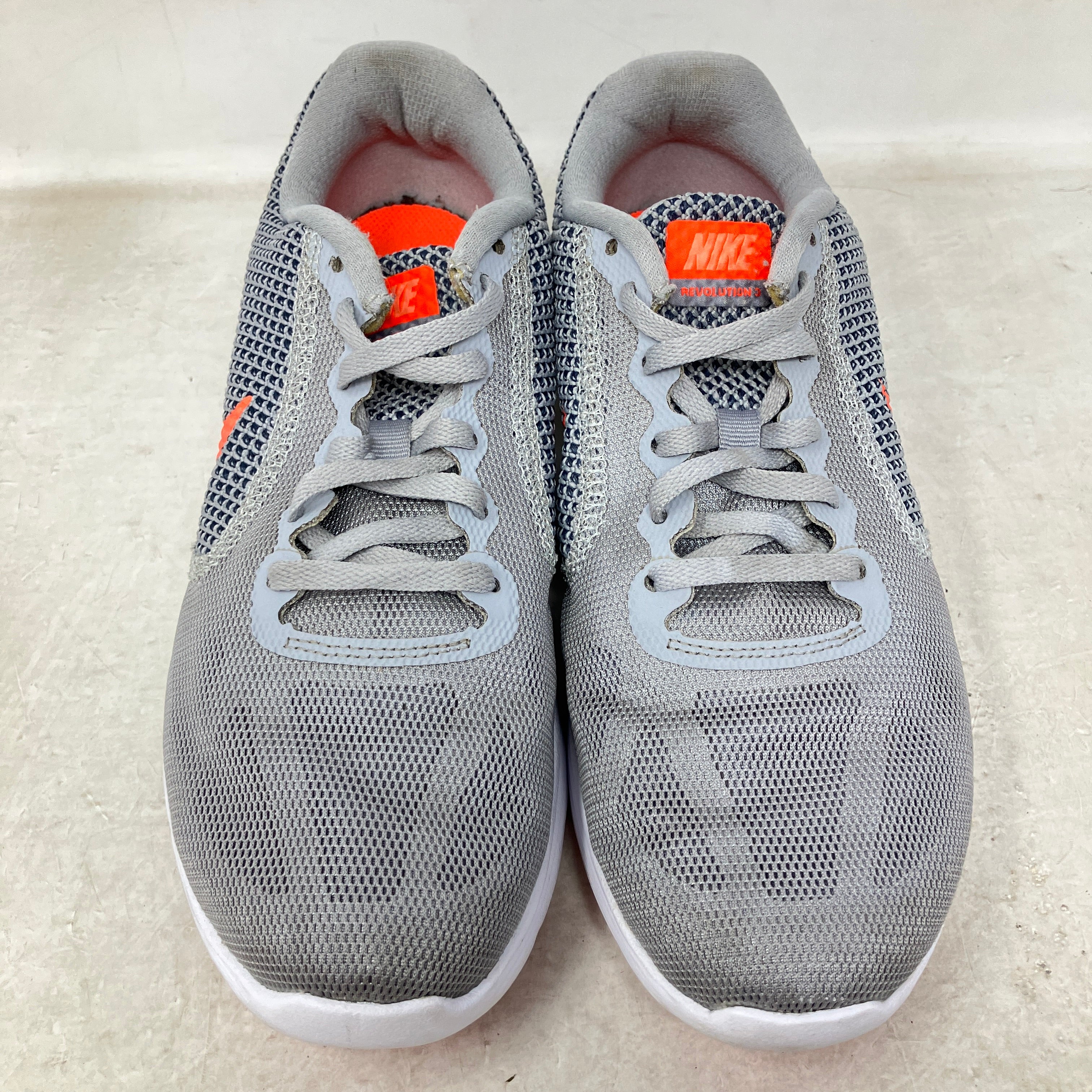 Nike Revolution 3 Wolf Grey Hyper Orange (Women's)