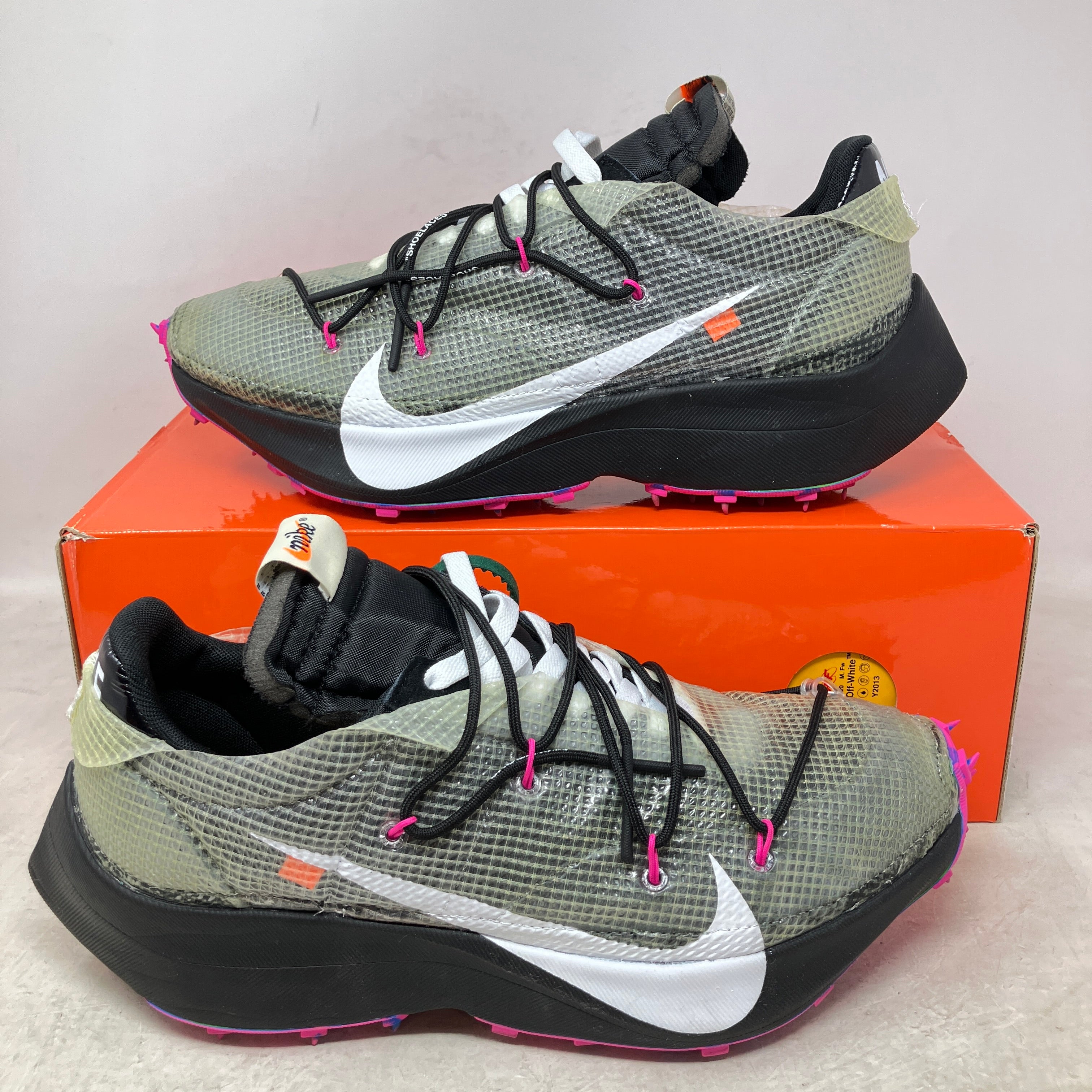 Nike Vapor Street Off-White Black Laser Fuchsia (Women's)