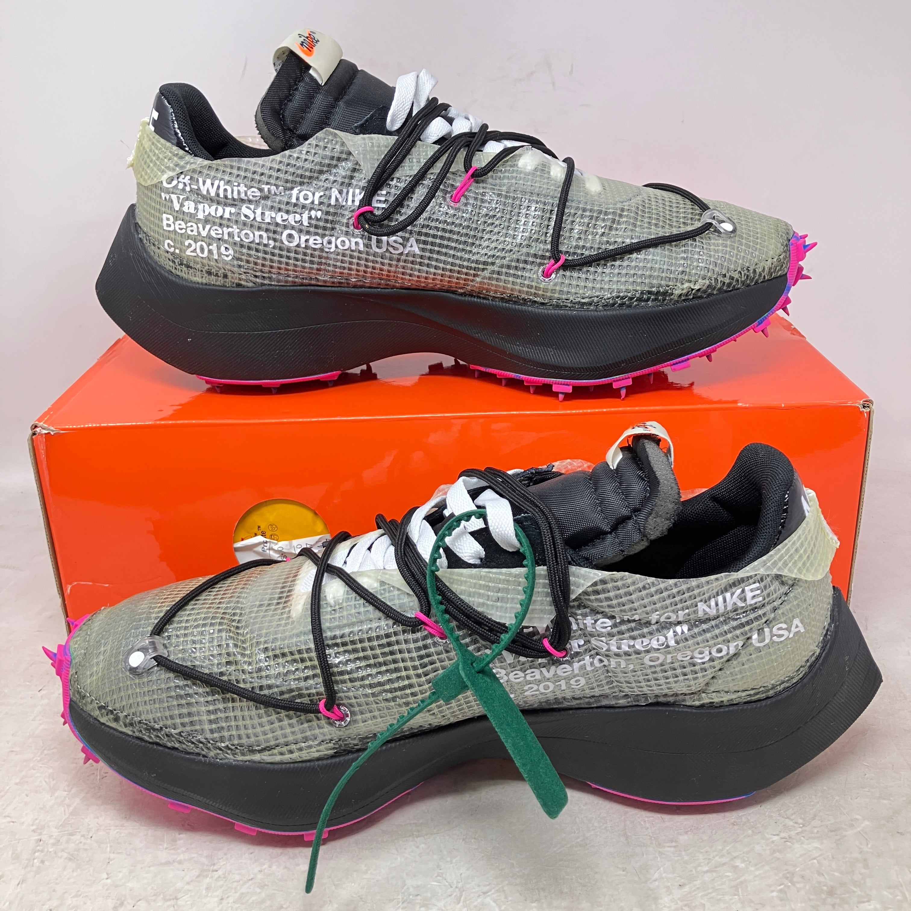 Nike Vapor Street Off-White Black Laser Fuchsia (Women's)
