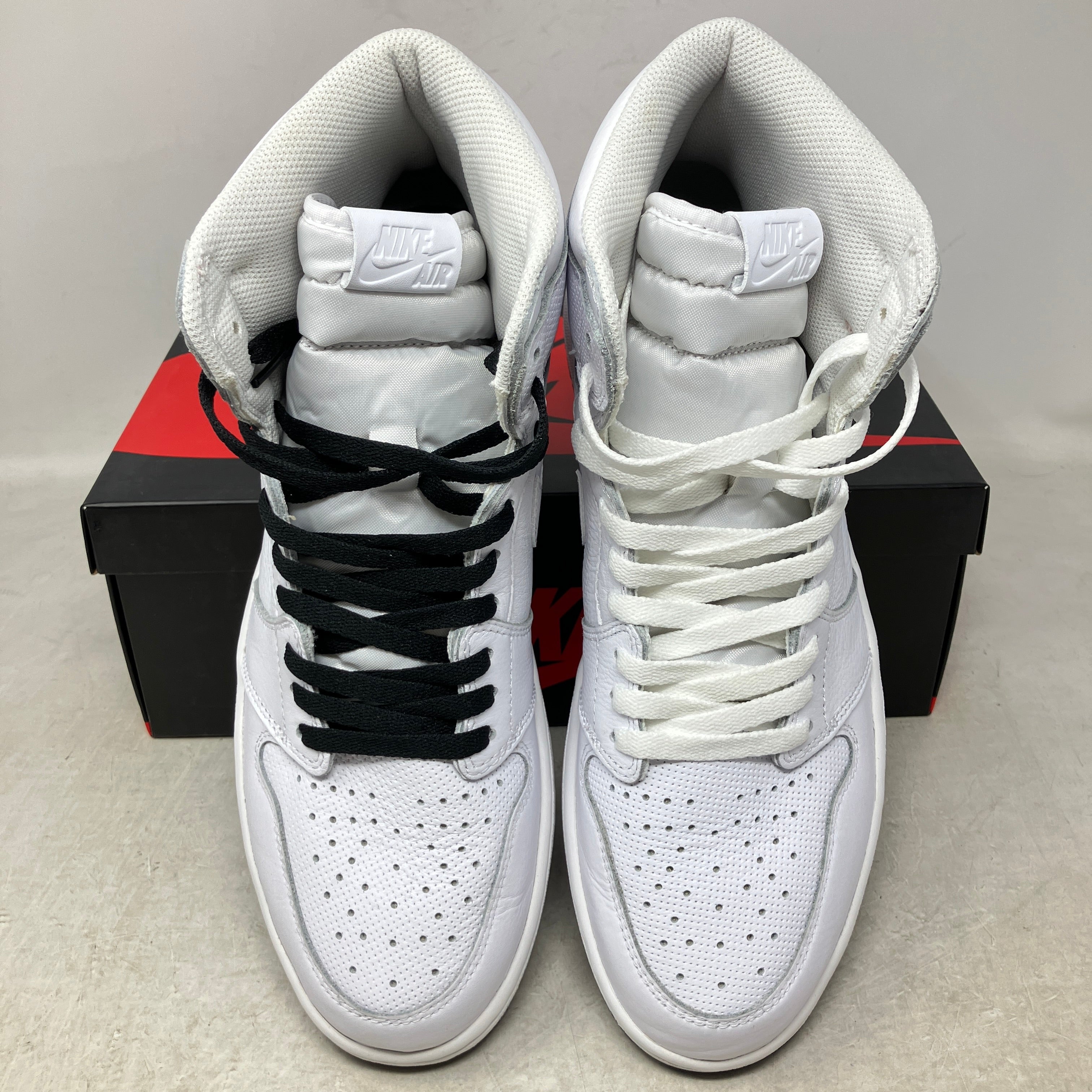 Jordan 1 Retro White Perforated