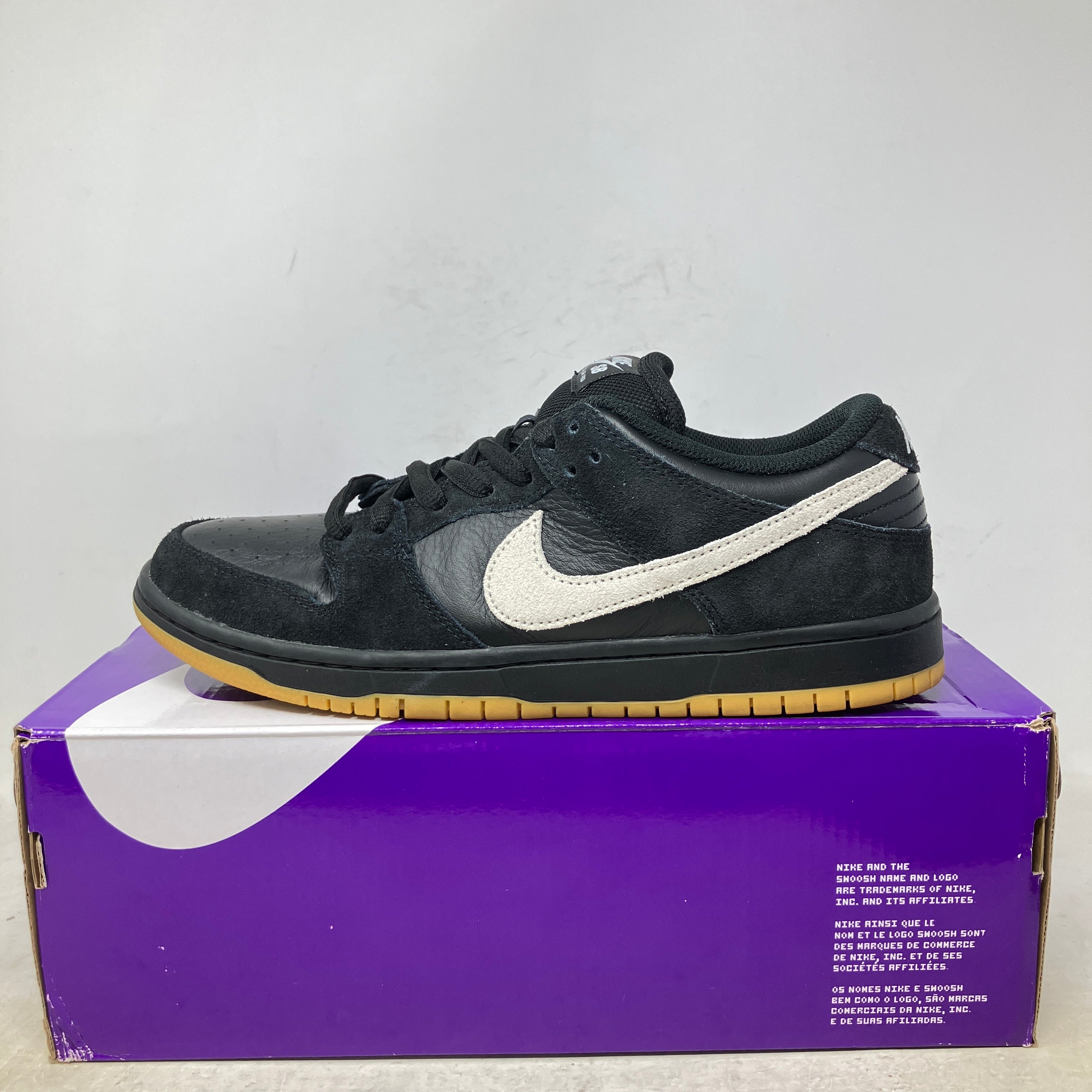 Nike Dunk Low Pro SB Black White Gum