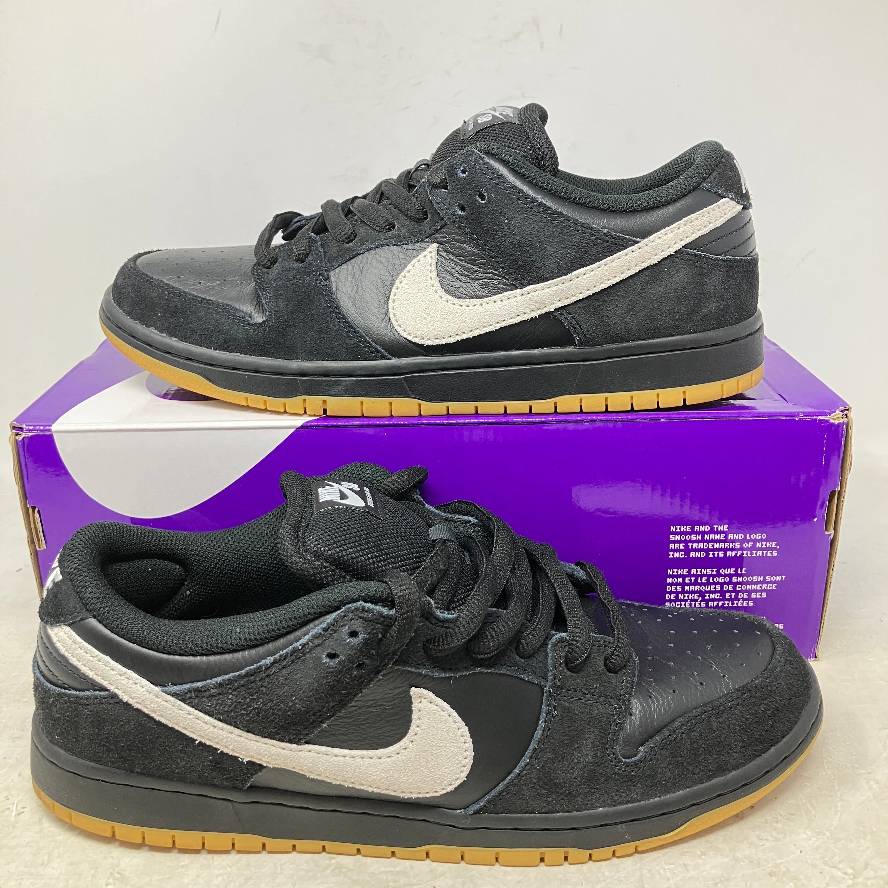 Nike Dunk Low Pro SB Black White Gum