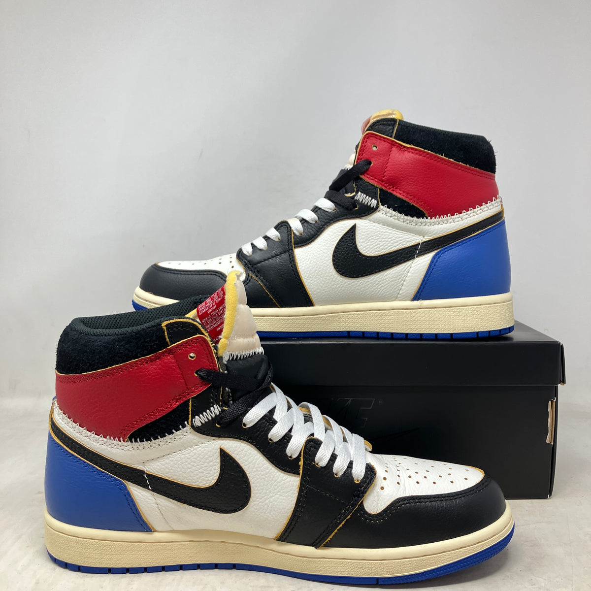 Jordan 1 Retro High OG SP Fragment x Union LA Varsity Red Sport Royal