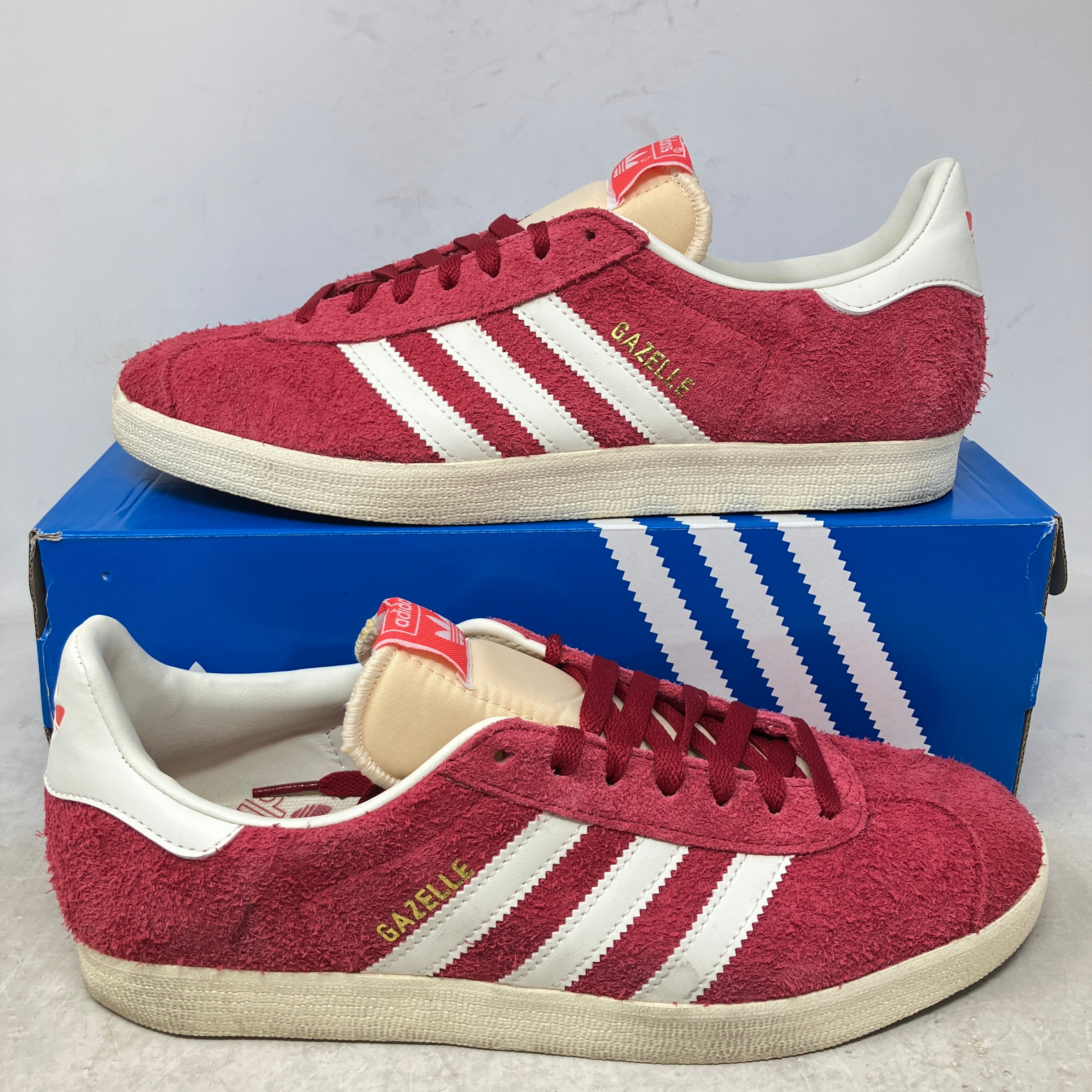 adidas Gazelle Team Victory Red Off White Cream White