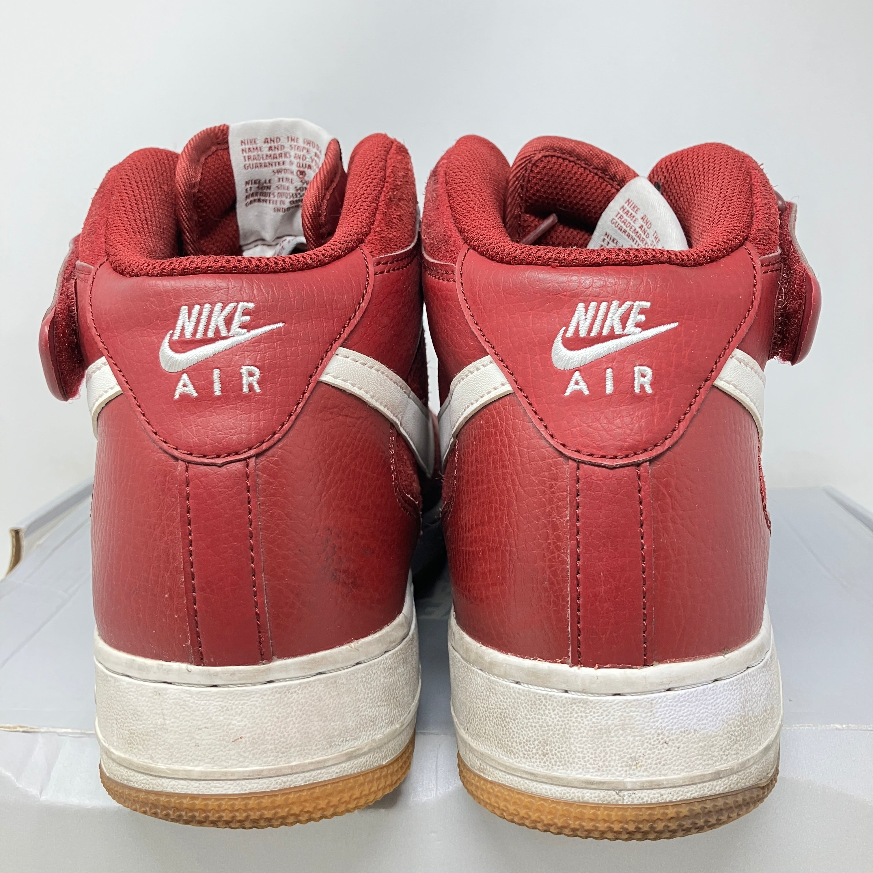 Nike Air Force 1 Mid '07 Team Red White