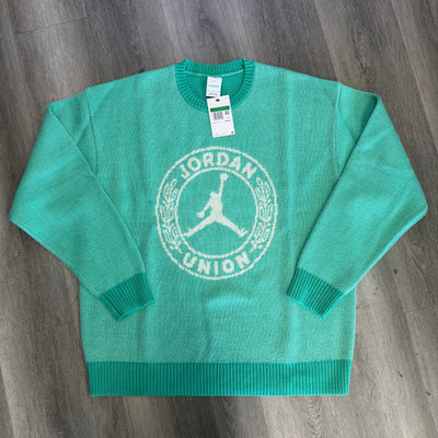 Jordan x Union MJ Sweater Kinetic Green/White
