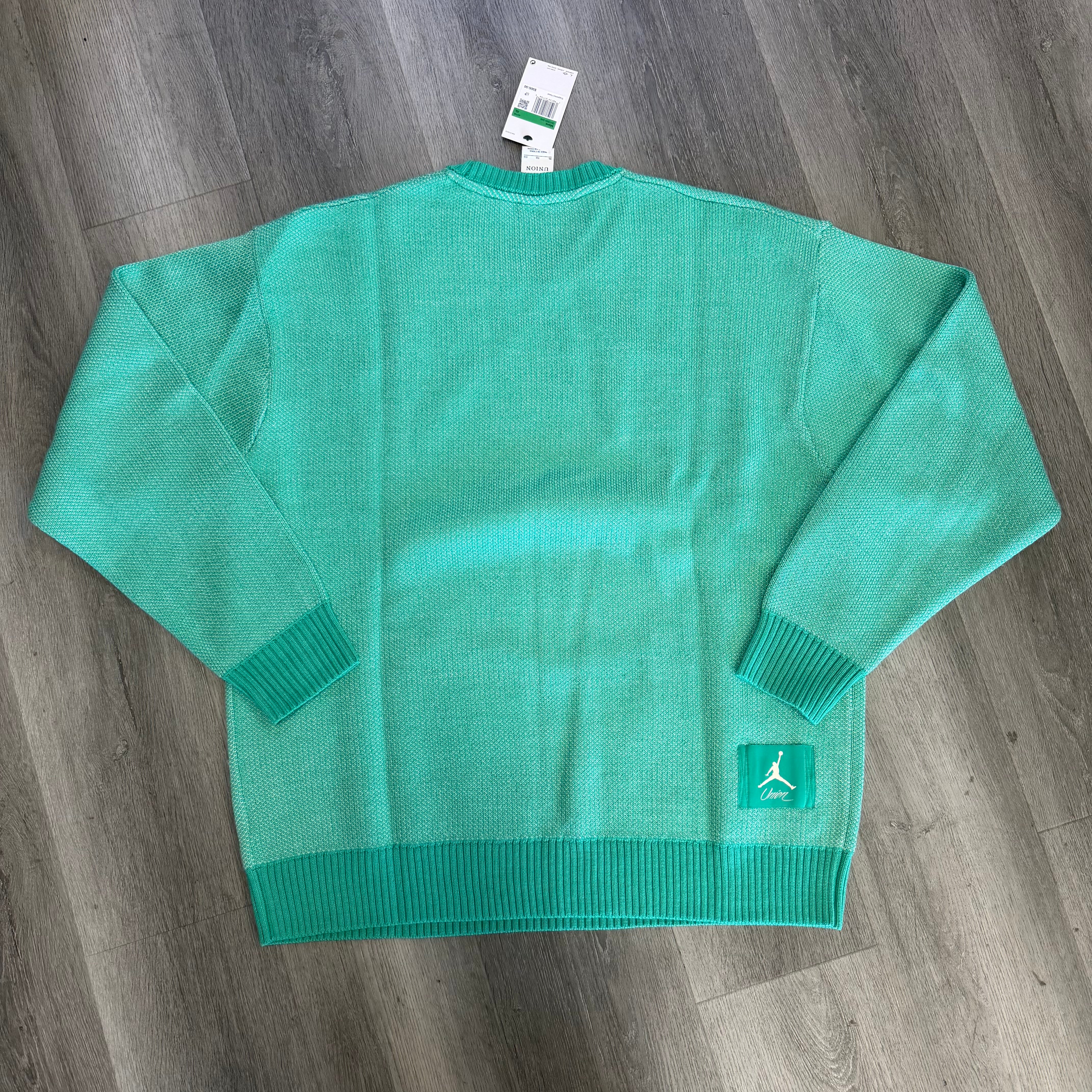 Jordan x Union MJ Sweater Kinetic Green/White