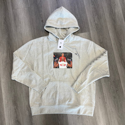 Jordan x Undefeated Weights Hoodie Heather Grey