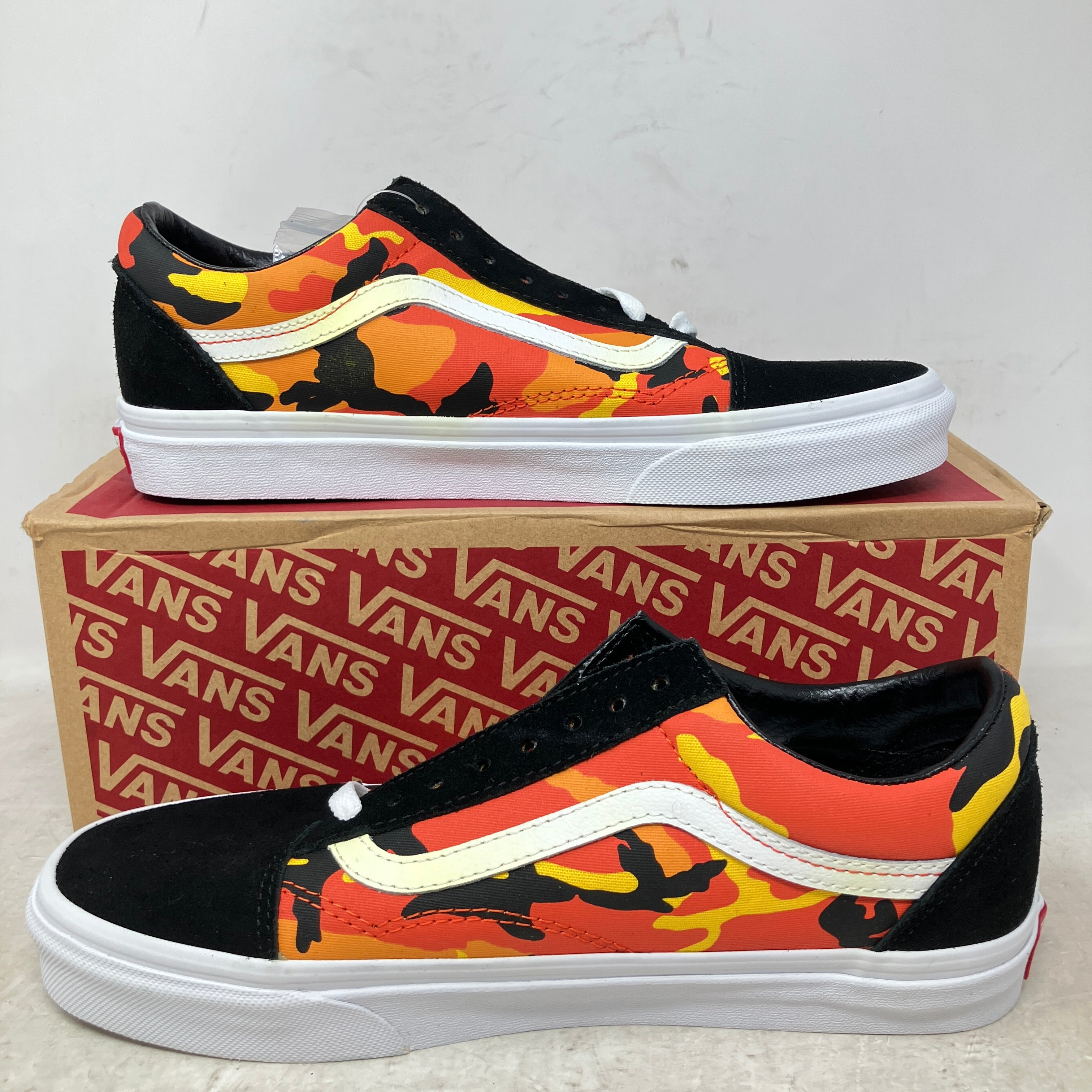 Vans Old Skool Pop Camo Orange