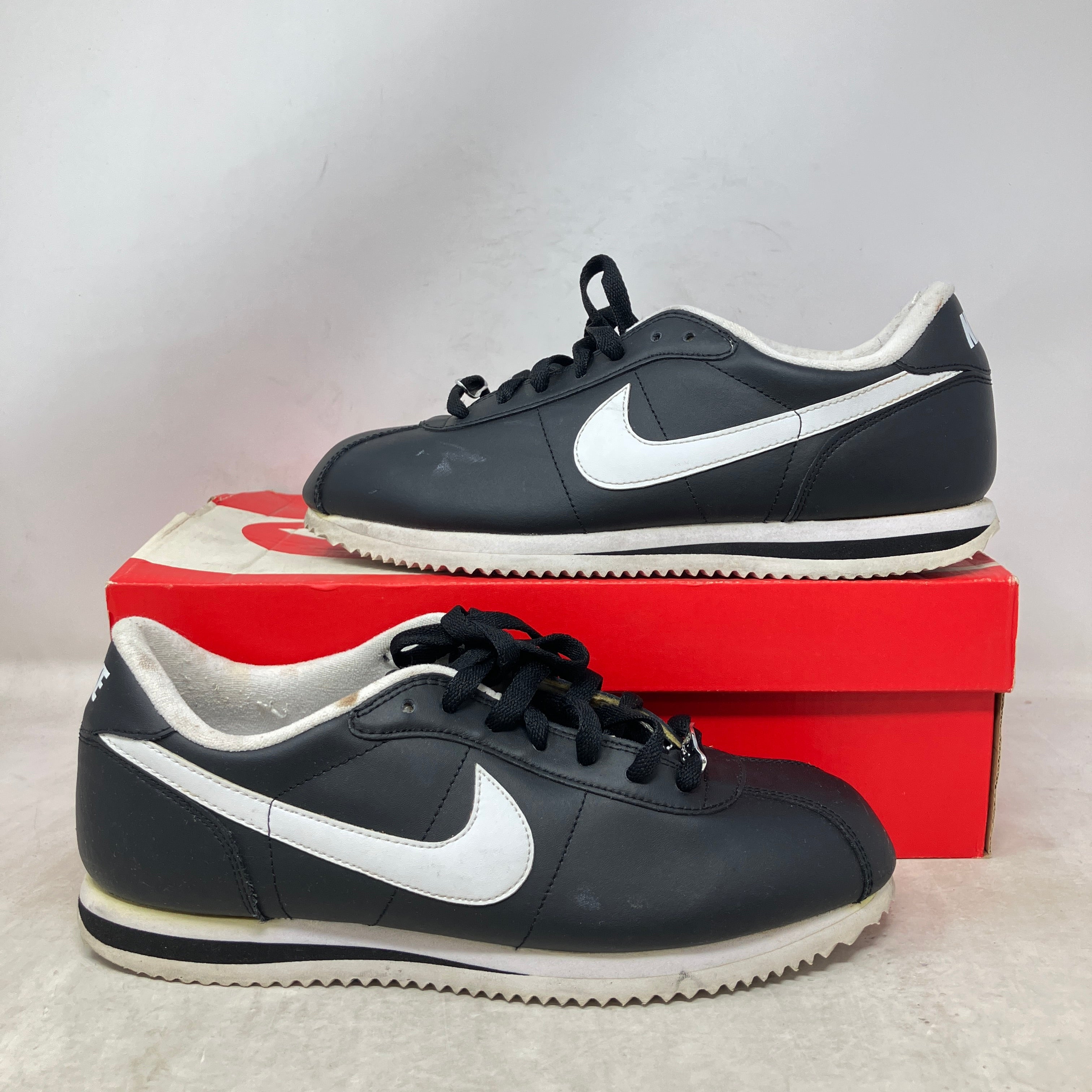 Nike Classic Cortez Basic Leather Black White