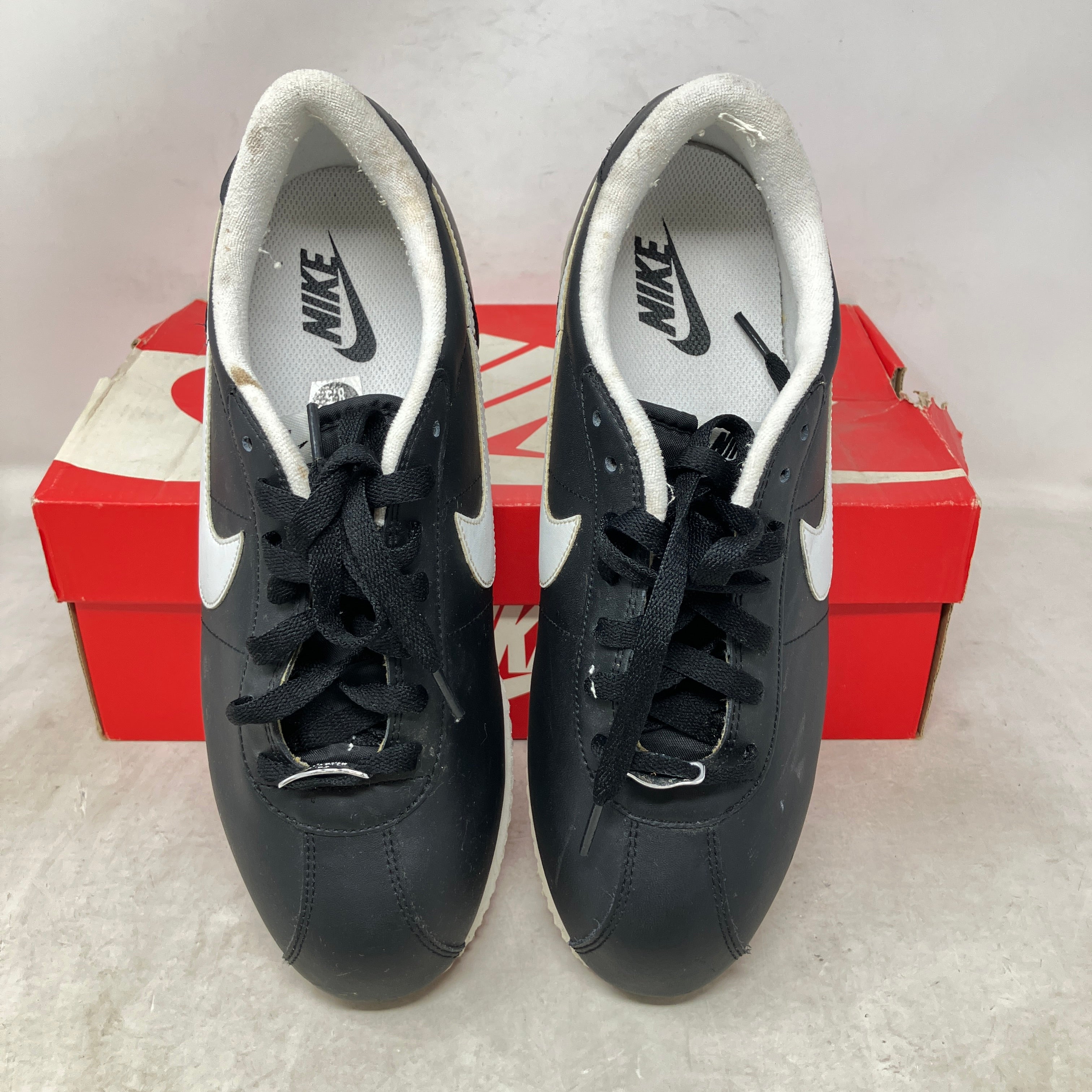 Nike Classic Cortez Basic Leather Black White