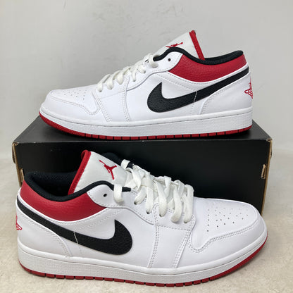 Jordan 1 Low White University Red Black