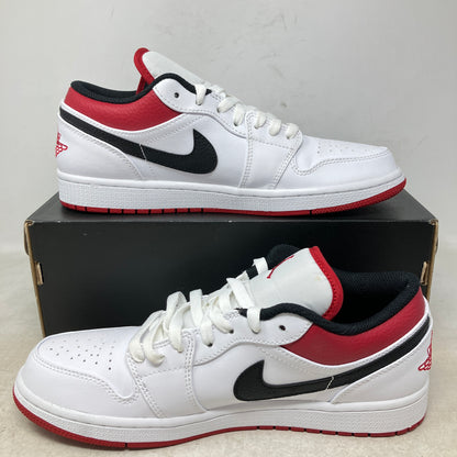 Jordan 1 Low White University Red Black