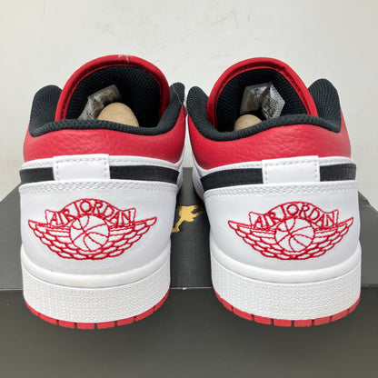 Jordan 1 Low White University Red Black