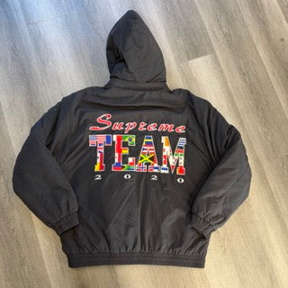 Supreme Team Puffy Jacket Black