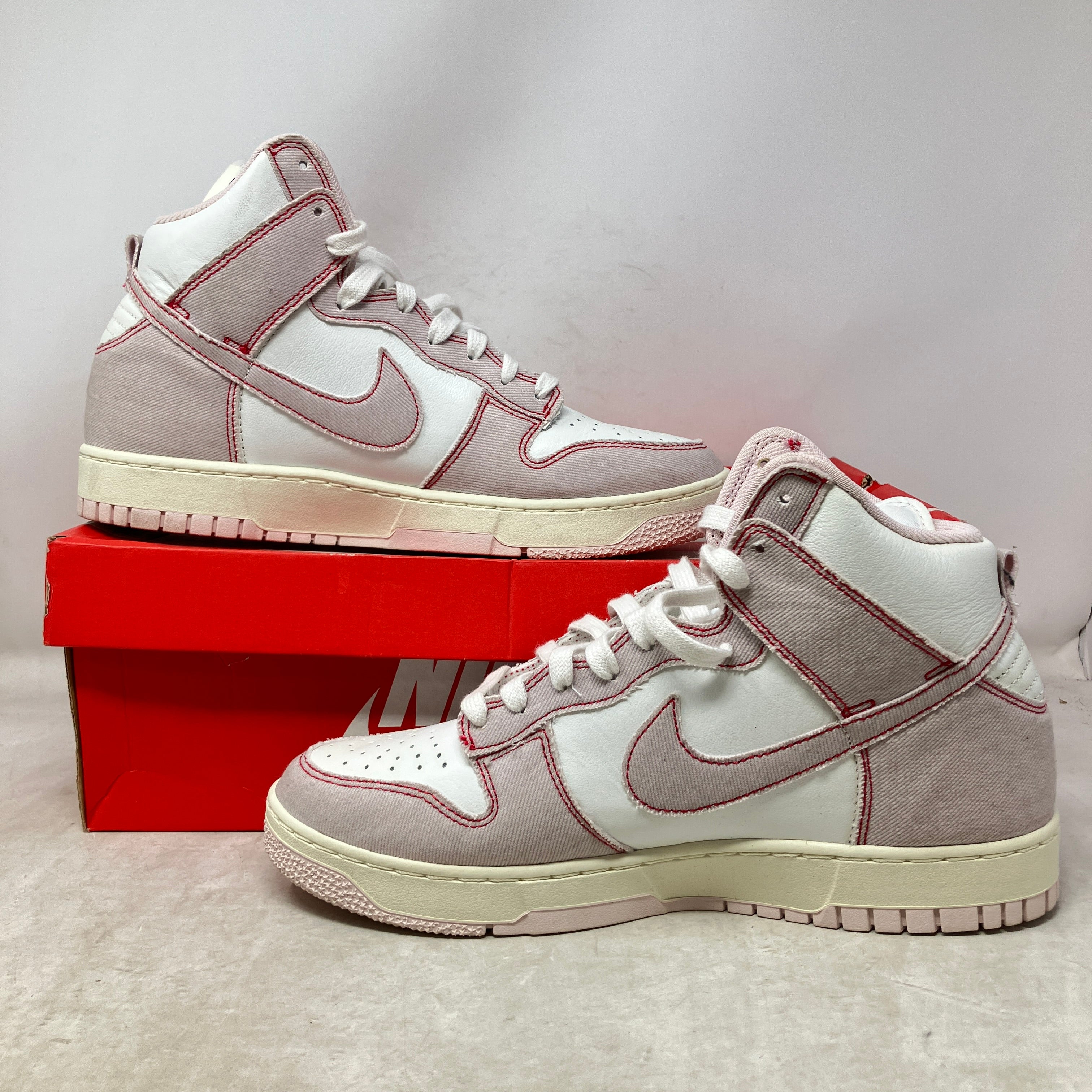 Nike Dunk High 1985 Barely Rose Denim