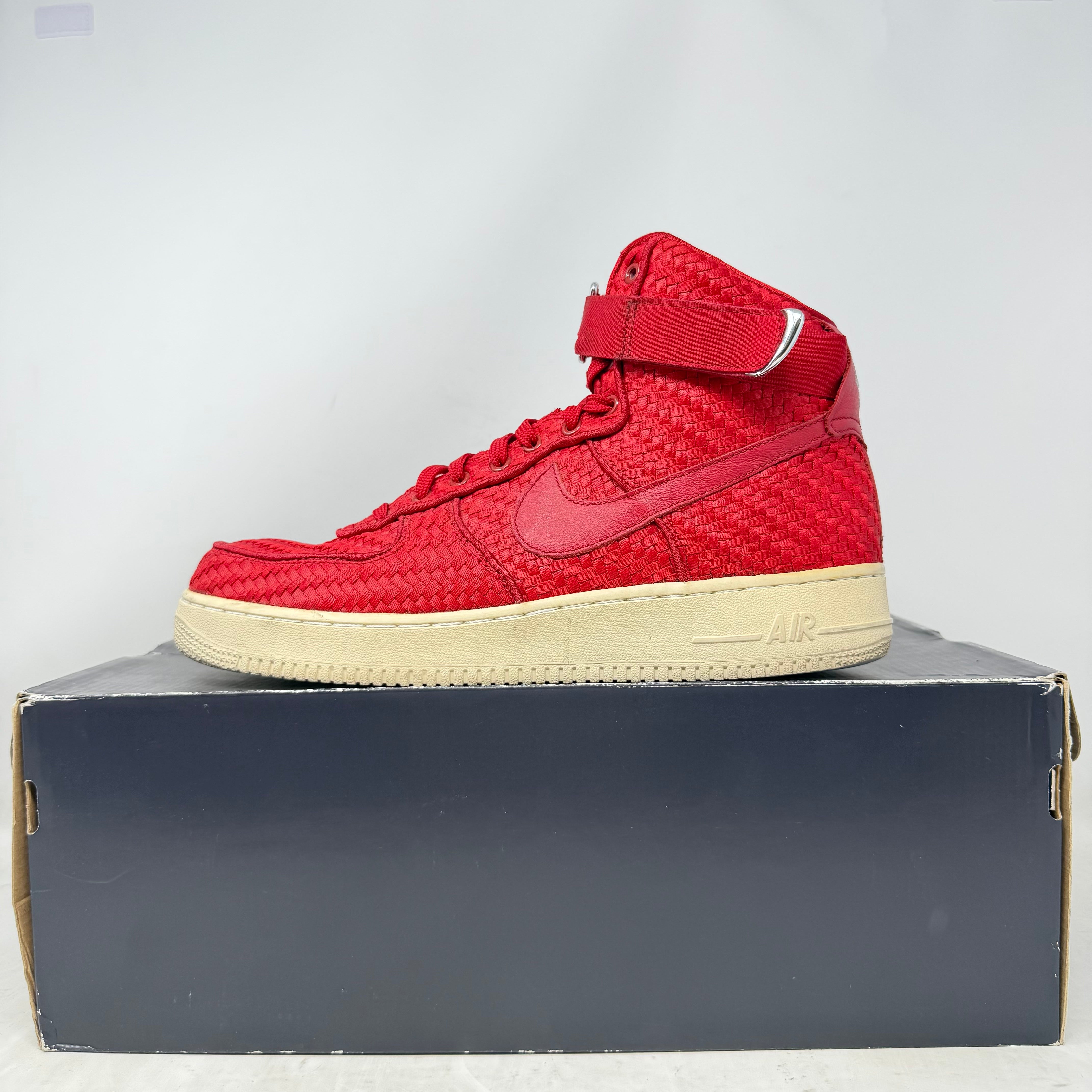 Nike Air Force 1 High Woven Gym Red