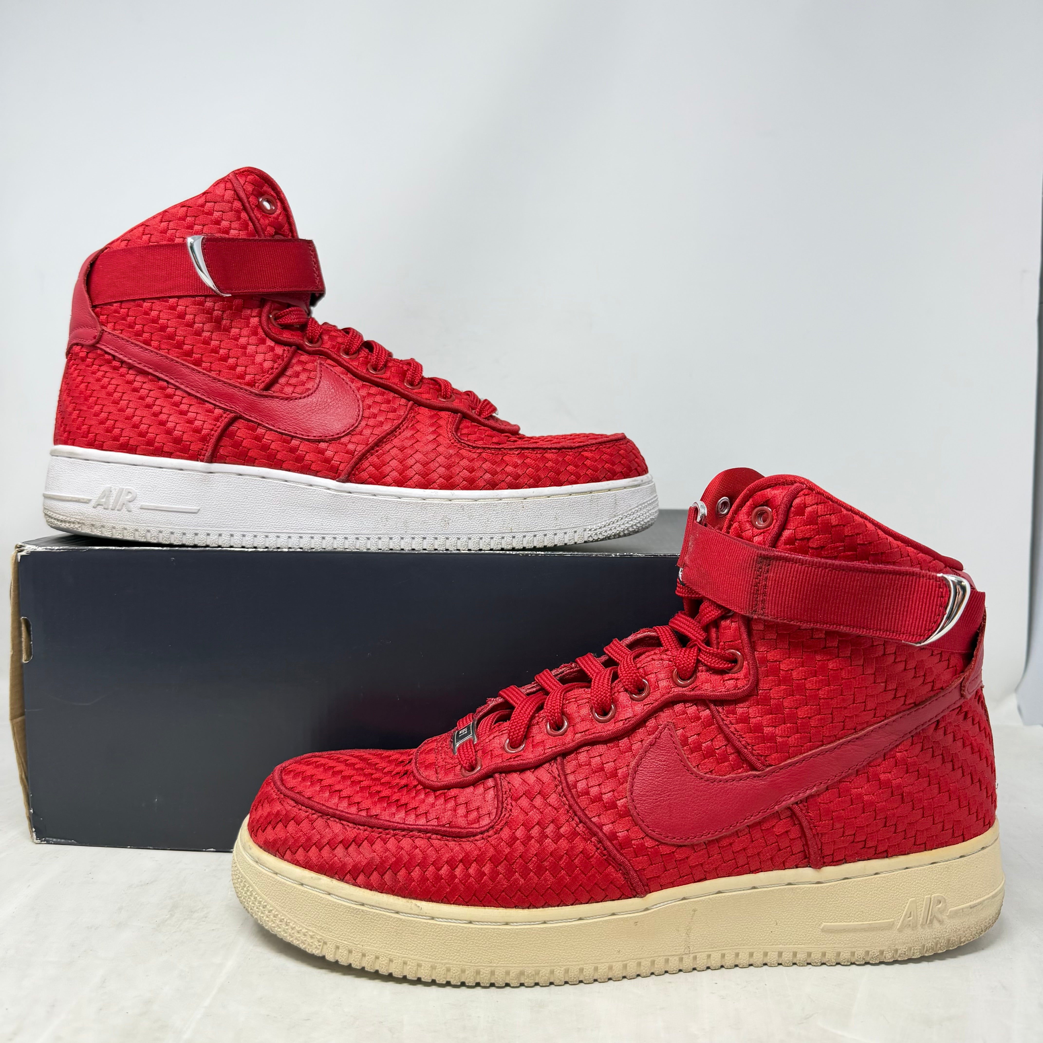 Nike Air Force 1 High Woven Gym Red