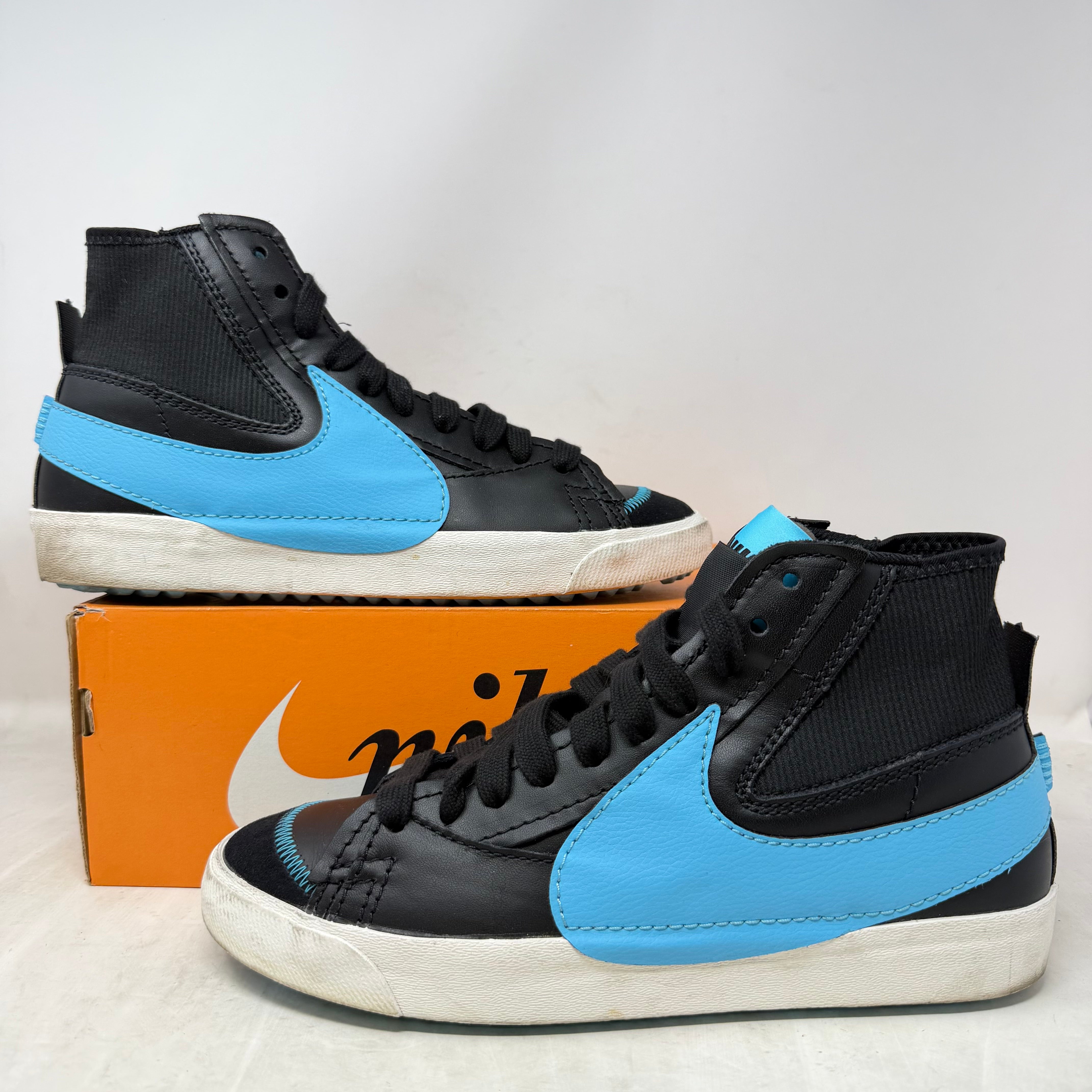 Nike Blazer Mid 77 Jumbo Black Baltic Blue