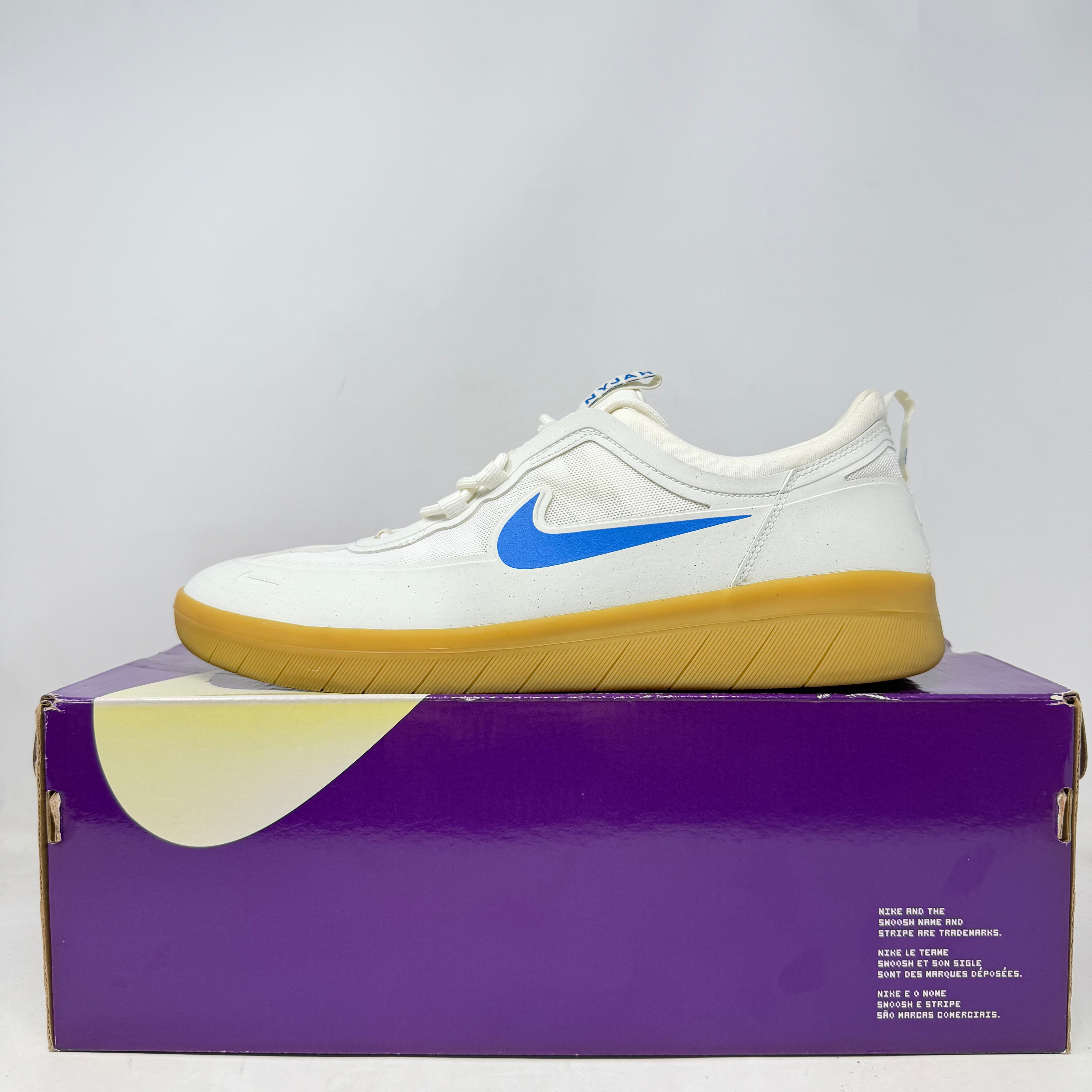 Nike SB Nyjah Free 2 White Light Photo Blue Gum