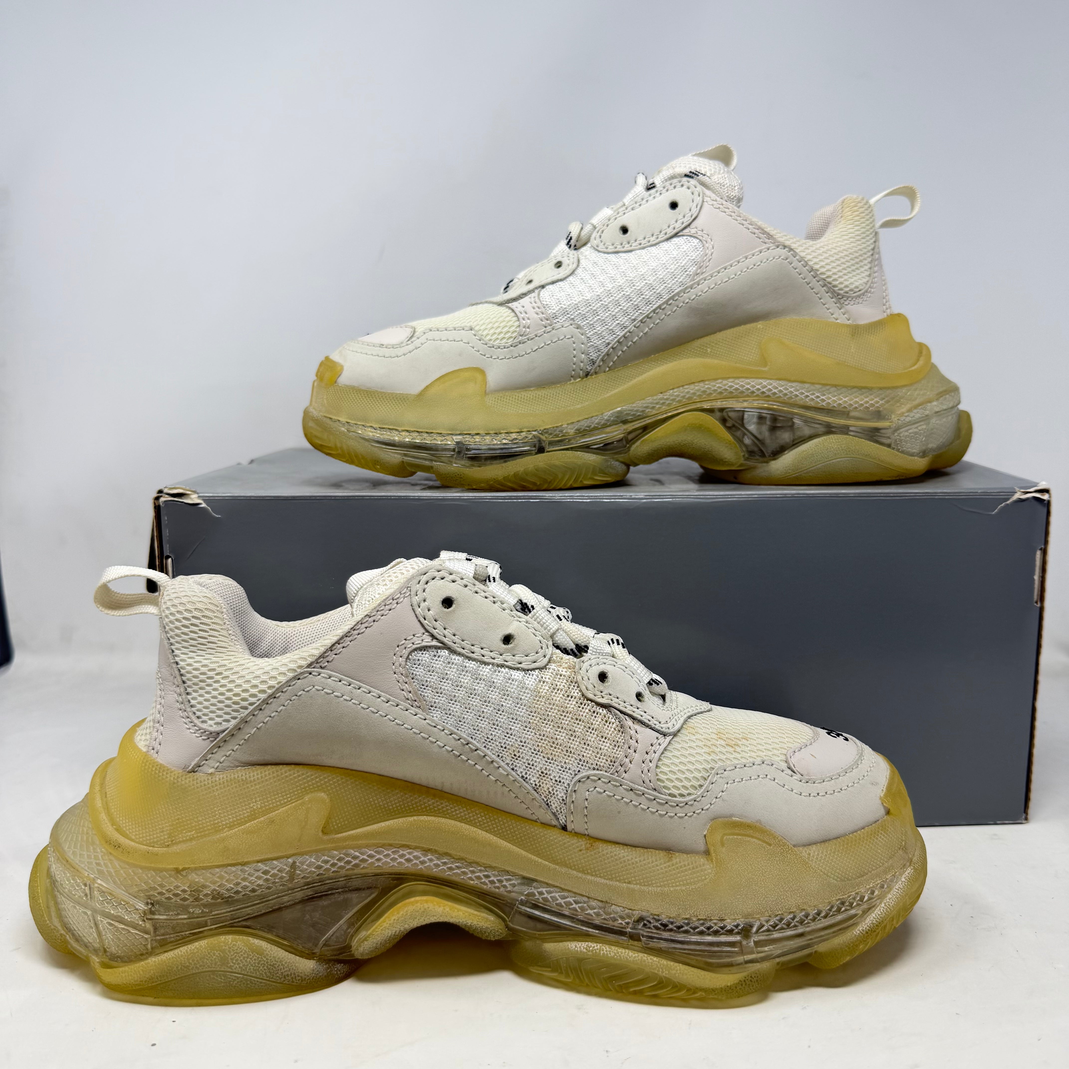 Balenciaga Triple S Clear Sole White (Women's)
