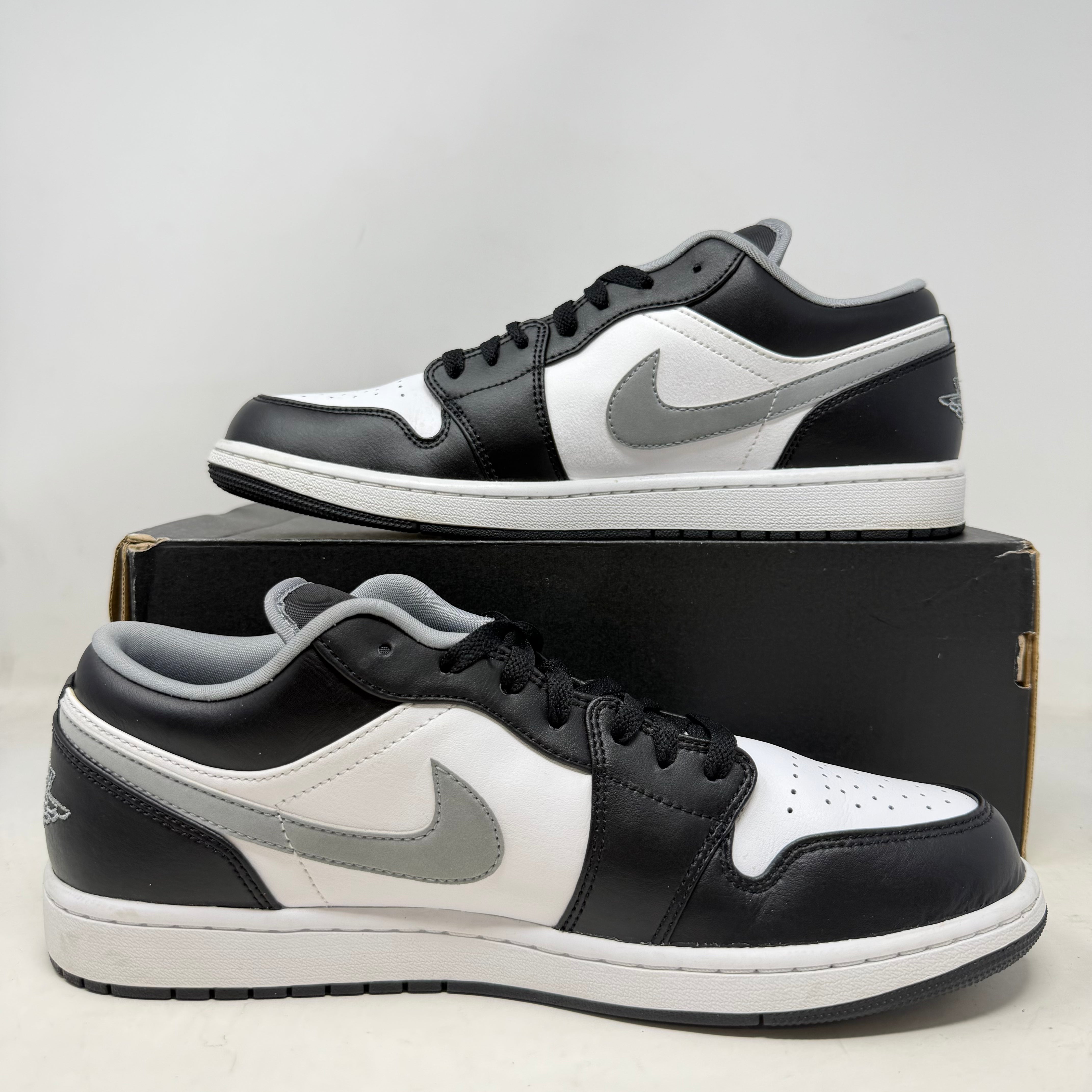 Jordan 1 Low Black White Grey